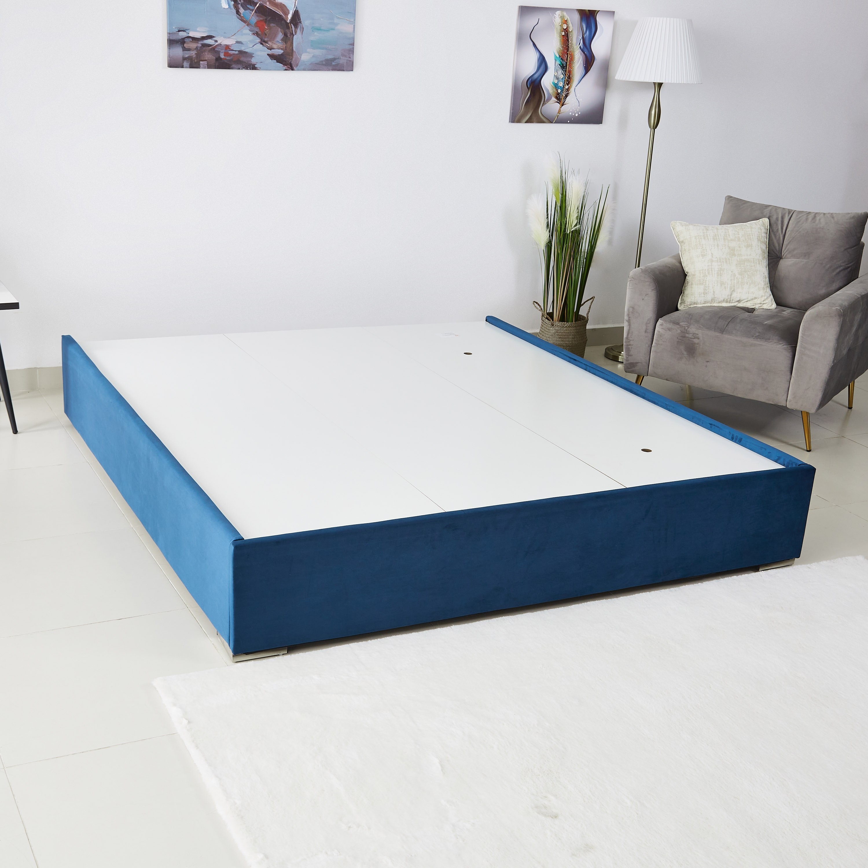 Taylor Upholstered King Bed Base - 180x200 cm-hbxfurniture-bedsandbedsets-beds-image-3