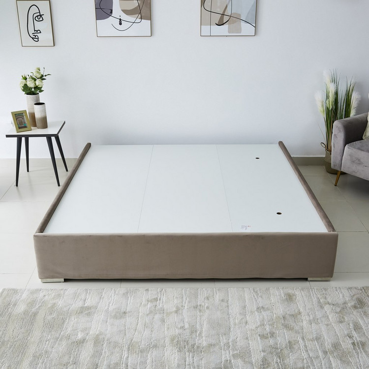 Taylor Upholstered King Bed Base 180x200 Cms Home Box Qatar Taylor Upholstered King Bed Base, King Bed Height From Floor