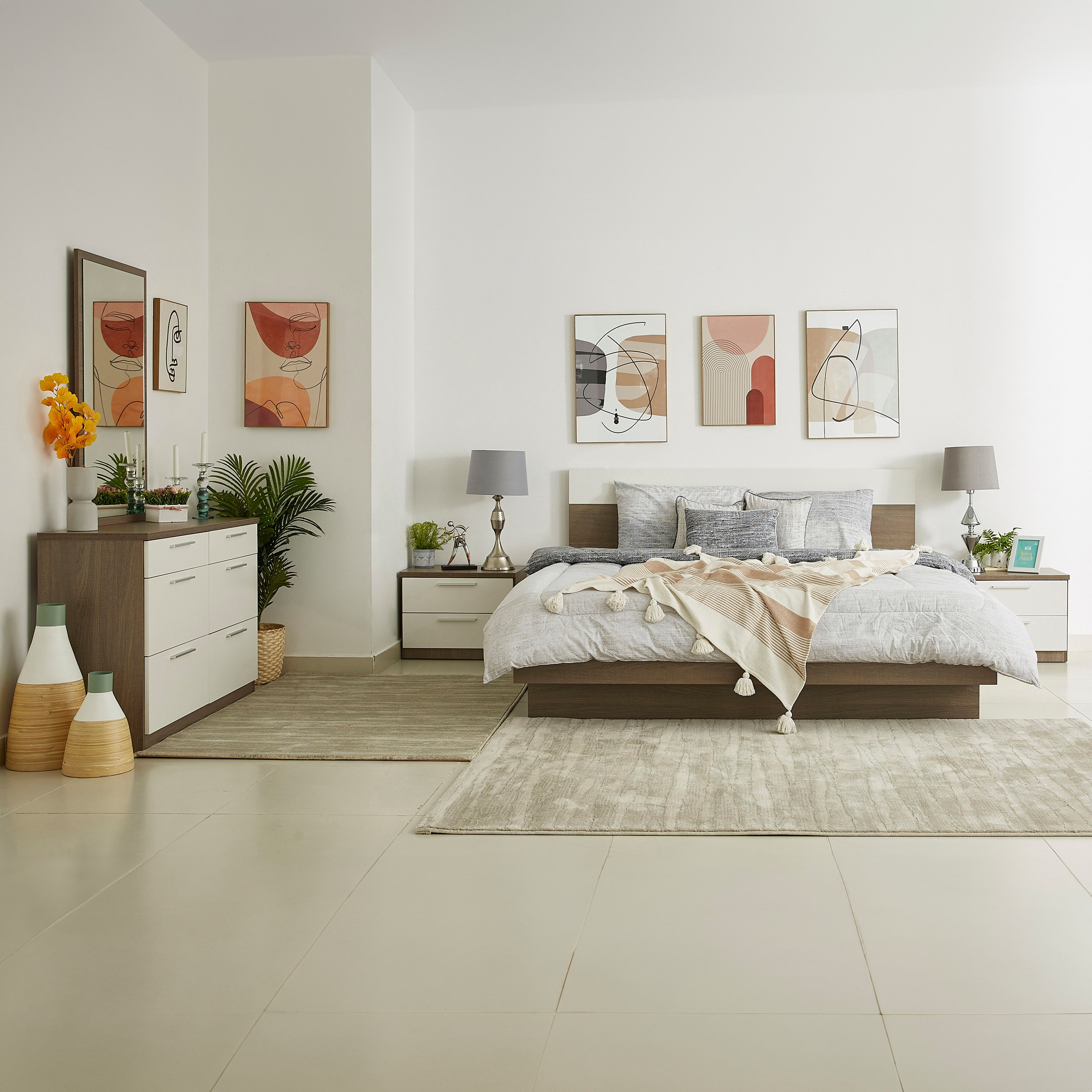 Ireland 5-Piece King Bedroom Set - 180x200 cm-PROMO_HB_KSA_HBX10_190925-image-1