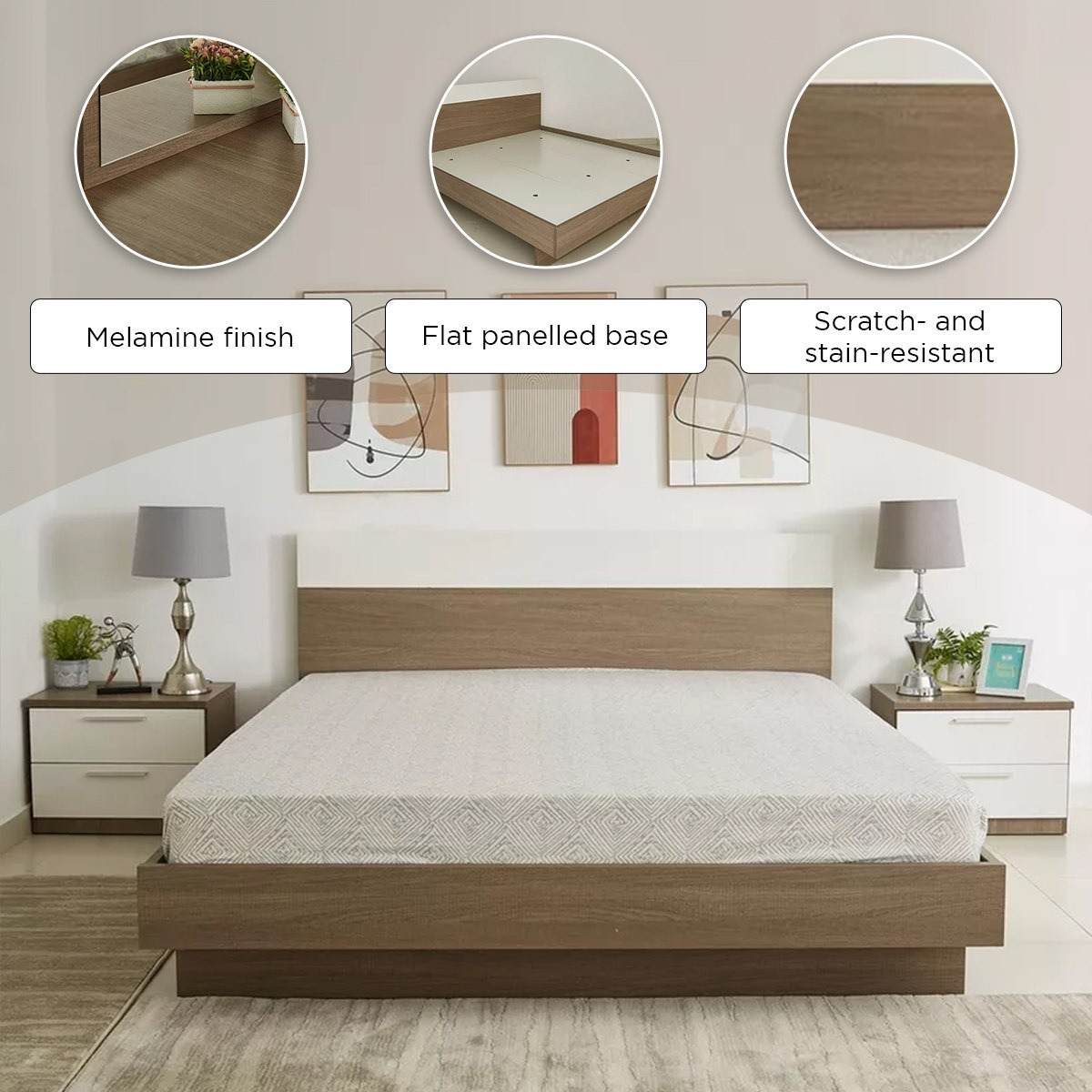 Ireland 5-Piece King Bedroom Set - 180x200 cm-PROMO_HB_KSA_HBX10_190925-image-20