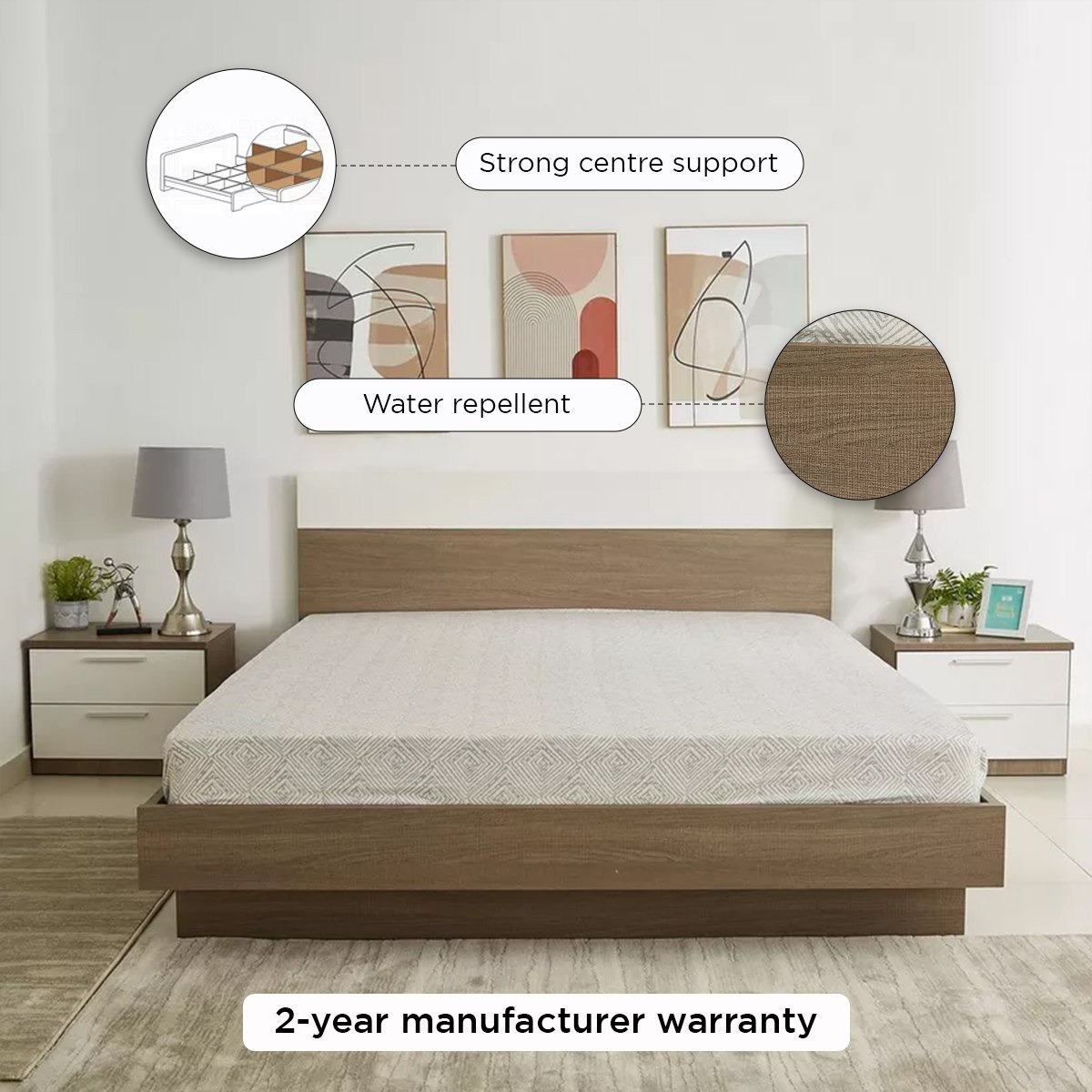 Ireland 5-Piece King Bedroom Set - 180x200 cm-PROMO_HB_KSA_HBX10_190925-image-21