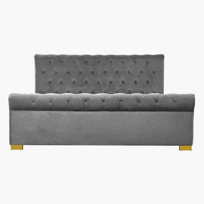 Oro Upholstered King Bed - 180x200 cms