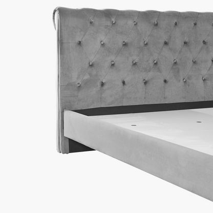 Oro Upholstered King Bed - 180x200 cms