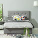Oakland Upholstered Twin Bed - 120x200 cm-Beds-thumbnail-0