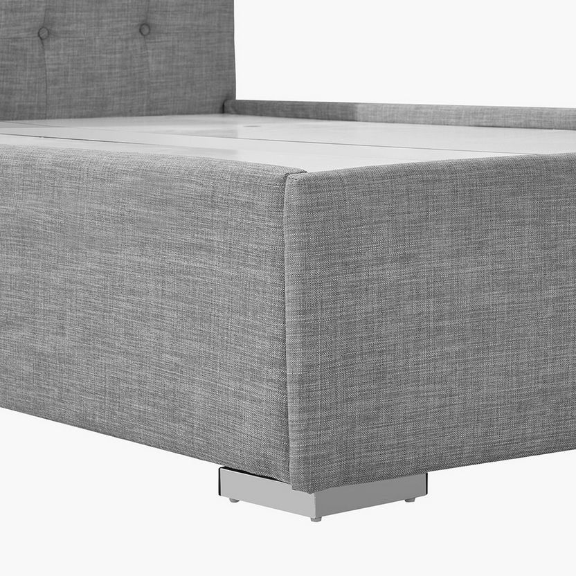 Oakland Upholstered Twin Bed - 120x200 cm-Beds-image-6