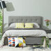 Oakland Upholstered Queen Bed - 150x200 cm-Queen-thumbnail-0