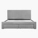 Halmstad King Upholstered Bed with 2 Drawers - 180x200 cm-Beds-thumbnail-2