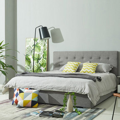 Oakland Upholstered King Bed - 180x200 cm