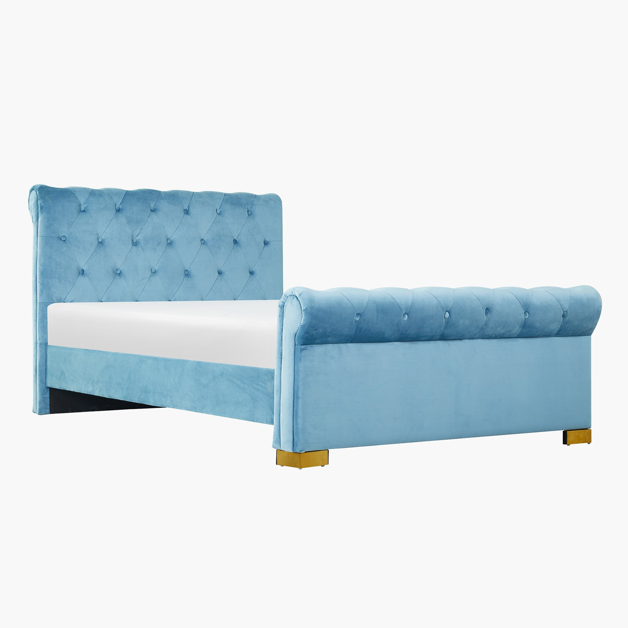 سرير مزدوج منجد من أورو - 120x200 سم-hbxfurniture-kidsroom-kidsroomsets-twin-image-2