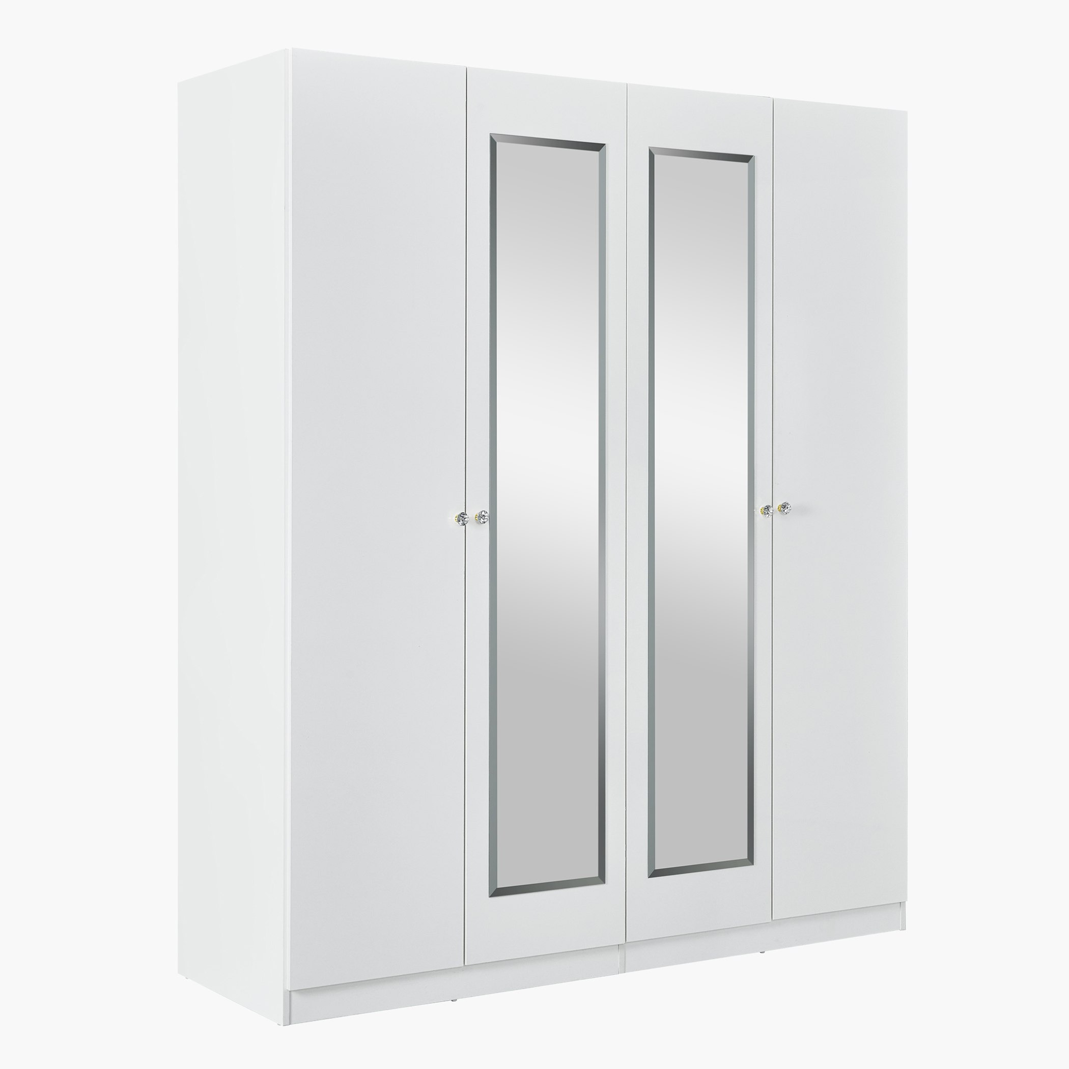 دولاب بـ 4 أبواب ومرآة - أورو-hbxfurniture-wardrobes-image-3