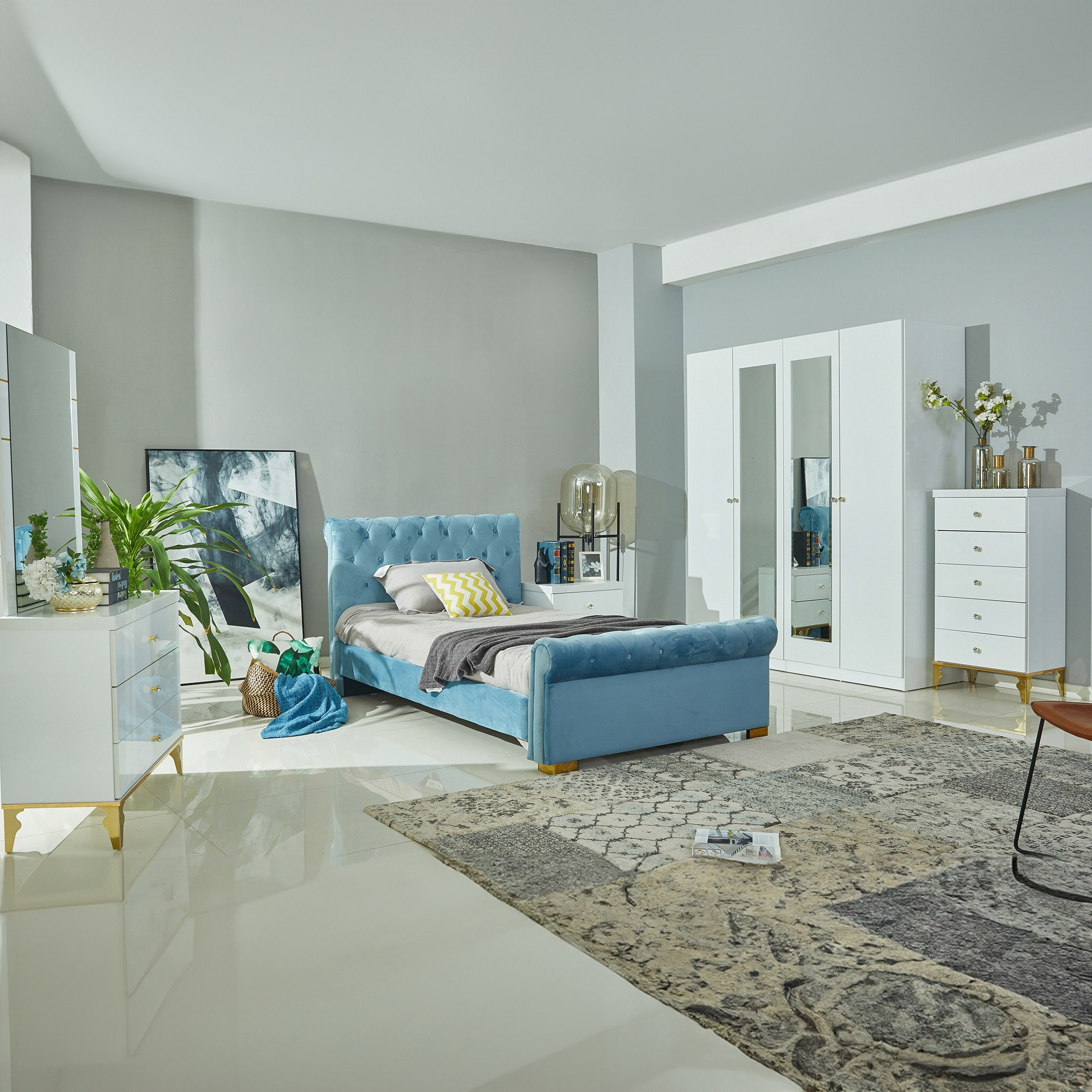 مرآة دون طاولة تزيين 3 أدراج من أورو-hbxfurniture-kidsroom-kidsdressersandmirrors-image-5