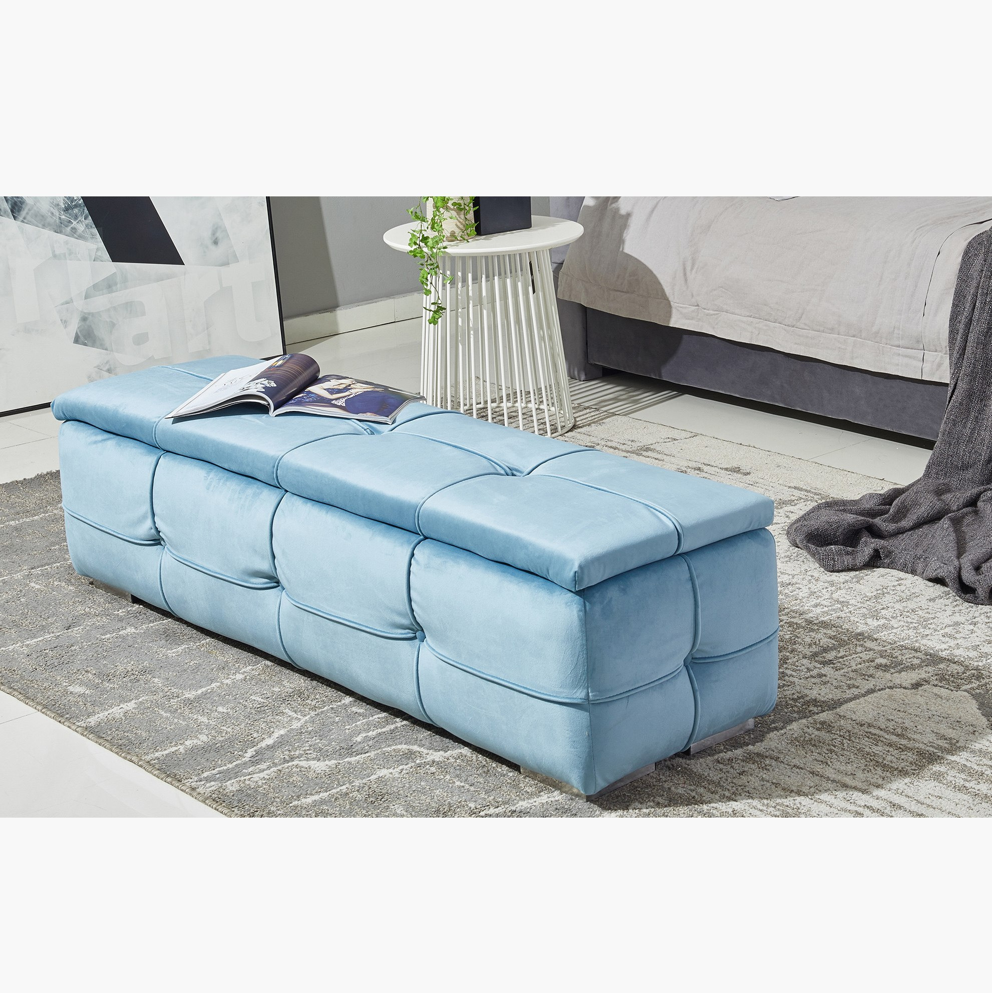 Oro Bed Bench with Storage-hbxfurniture-sofasandarmchairs-benches-image-1