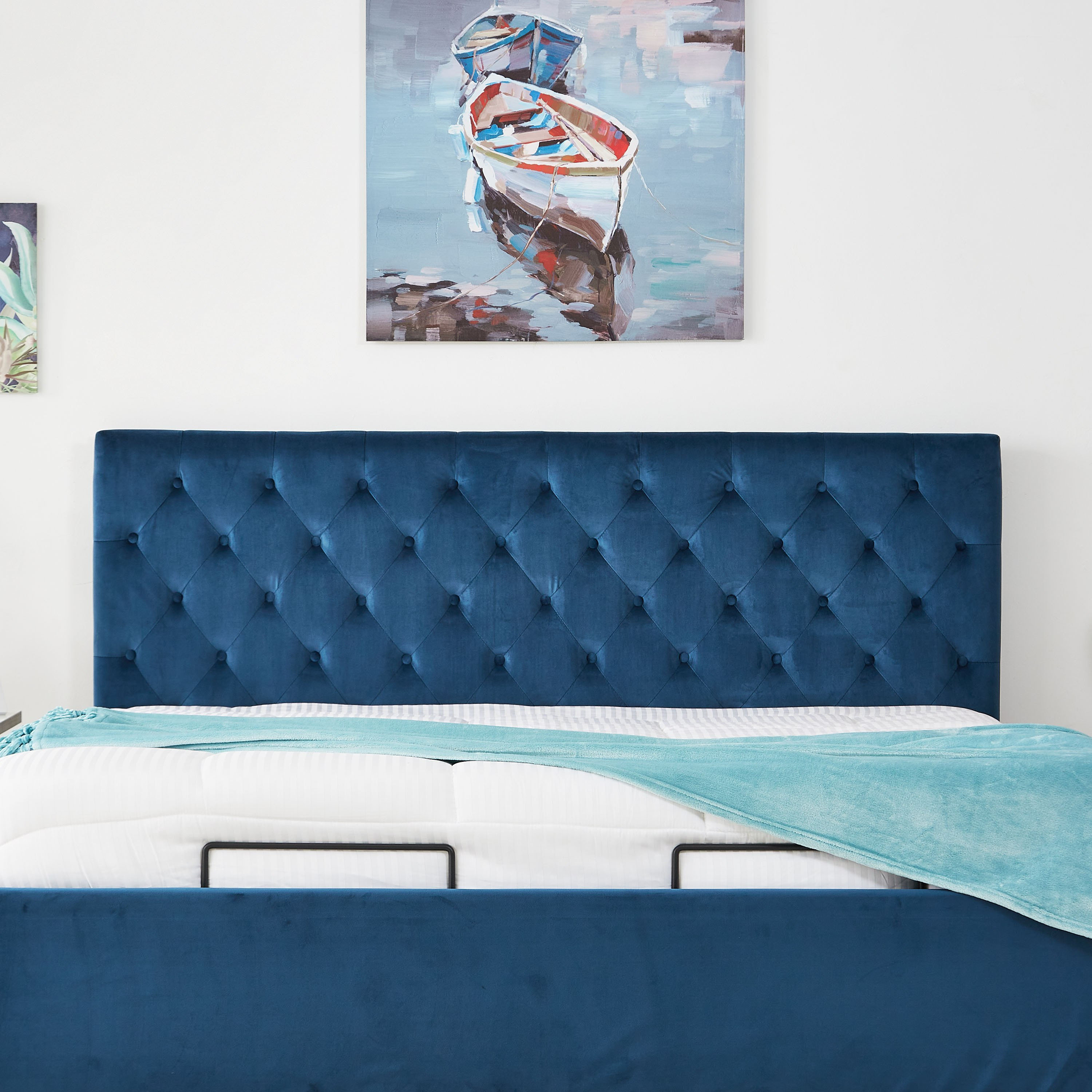 لوح رأسي كينج منجد من تايلور إيفا - 180×200 سم-hbxfurniture-bedsandbedsets-beds-image-2
