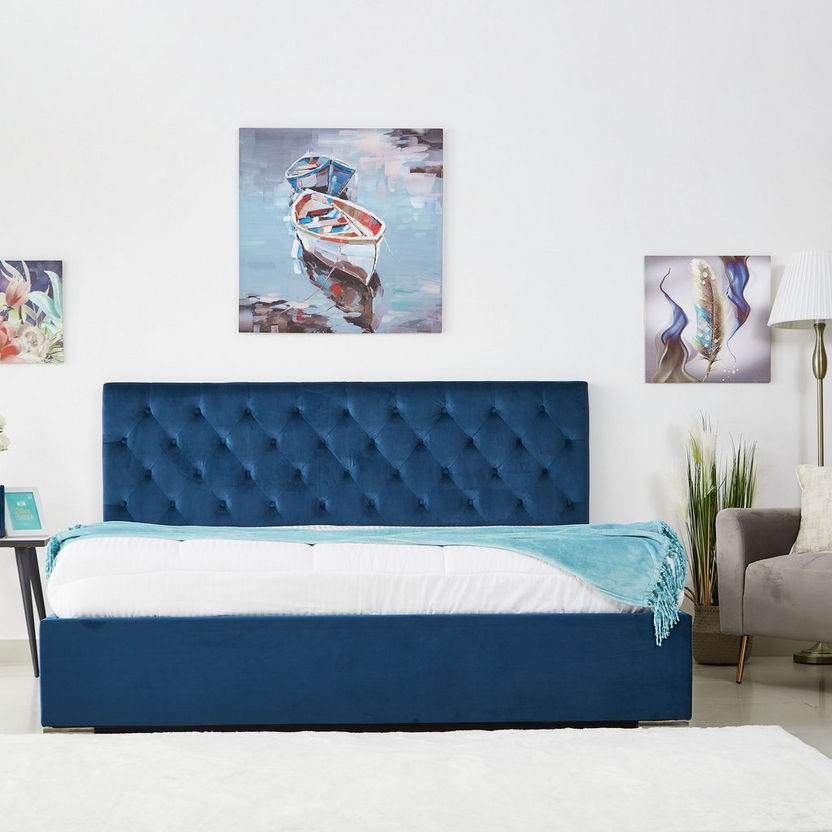 Taylor Eva Upholstered King Headboard - 180x200 cm-Beds-image-4