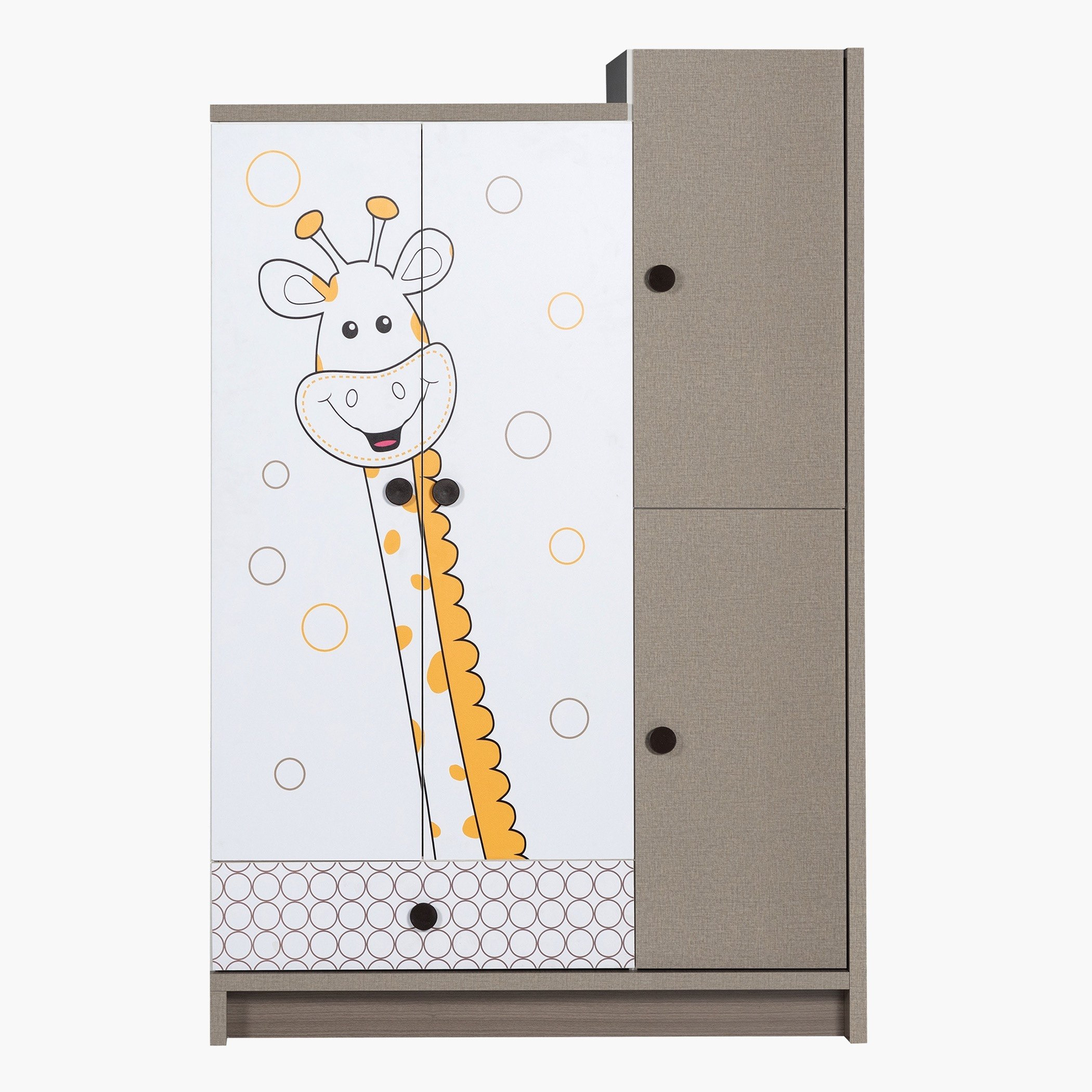 خزانة ملابس 3 أبواب مع درج - زيبورا من موڤو -hbxfurniture-wardrobes-image-2