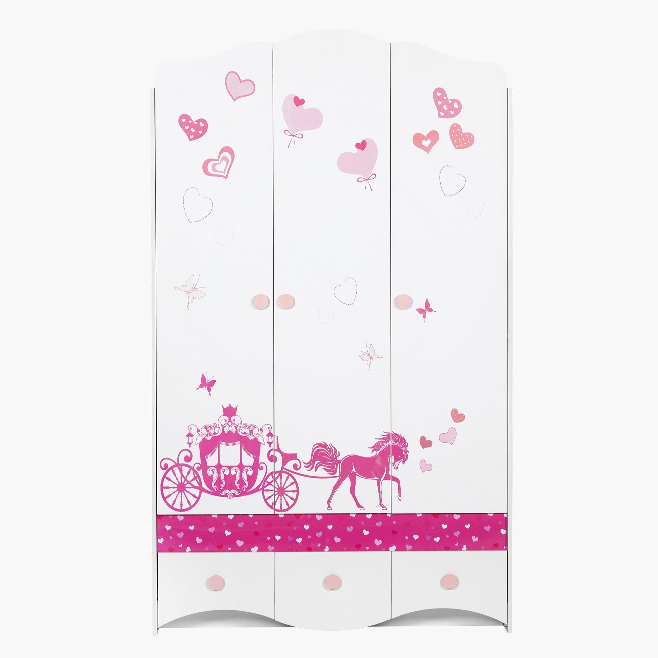 خزانة ملابس 3 أبواب و3 أدراج من برنسيس-hbxfurniture-wardrobes-image-2