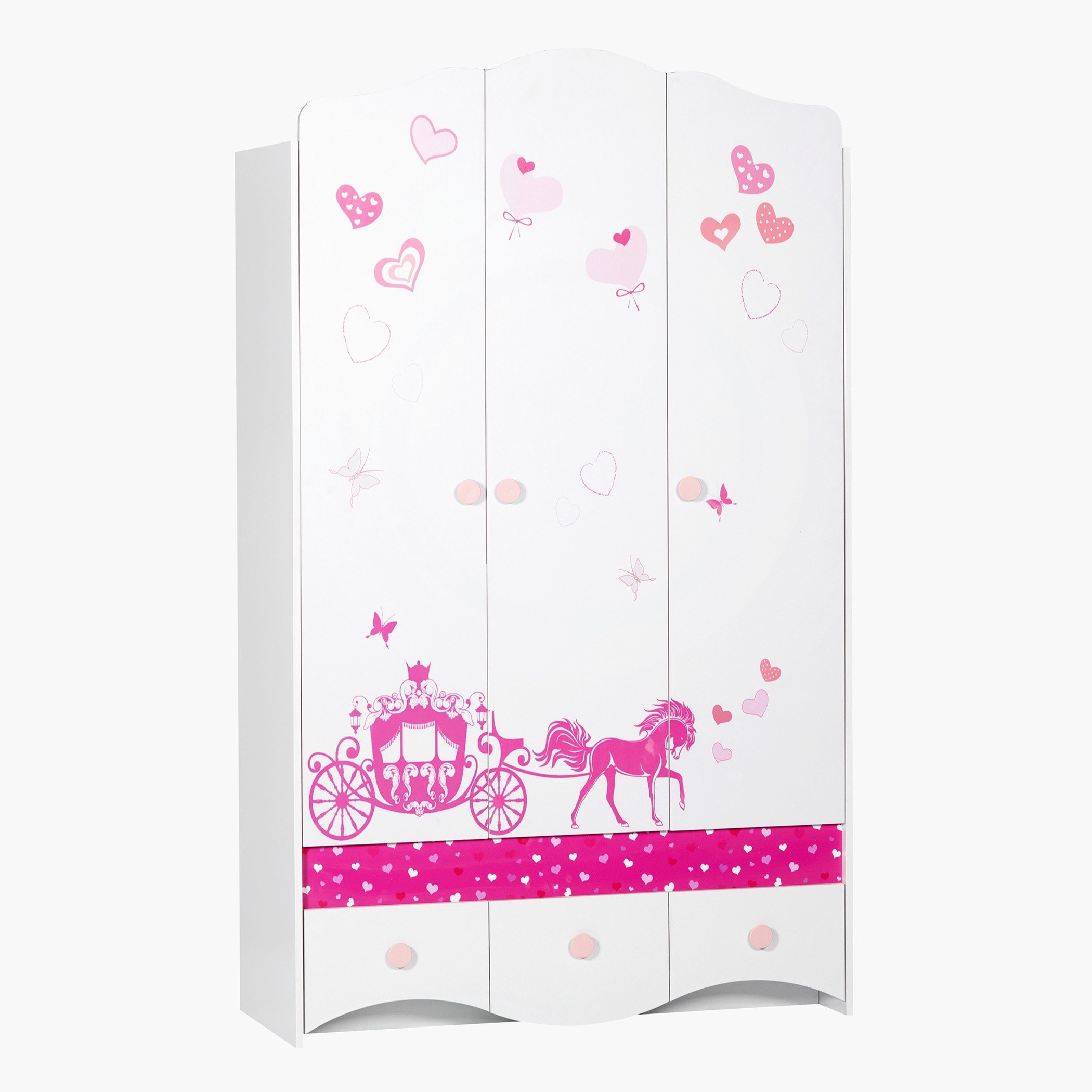 خزانة ملابس 3 أبواب و3 أدراج من برنسيس-hbxfurniture-wardrobes-image-3