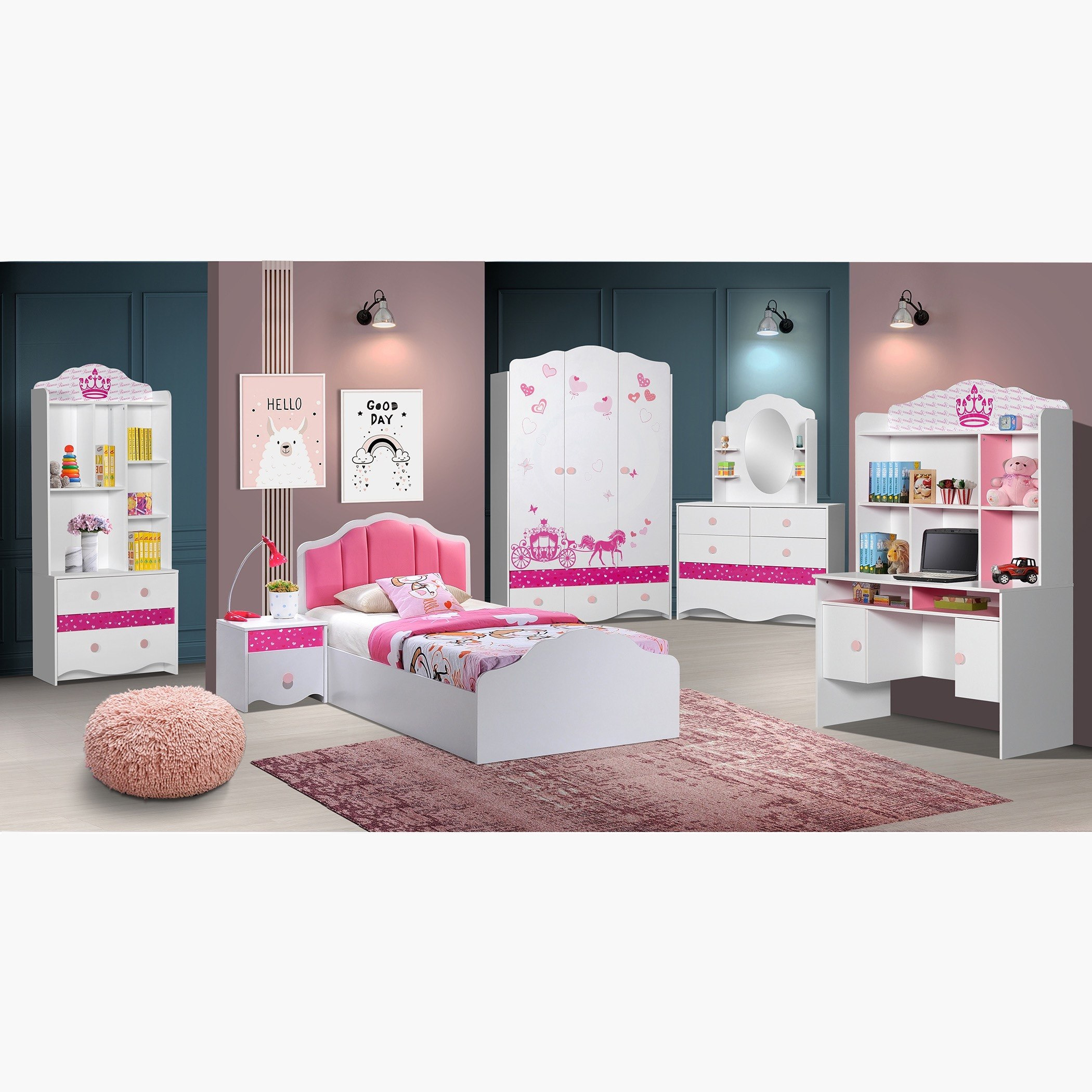 خزانة ملابس 3 أبواب و3 أدراج من برنسيس-hbxfurniture-wardrobes-image-8