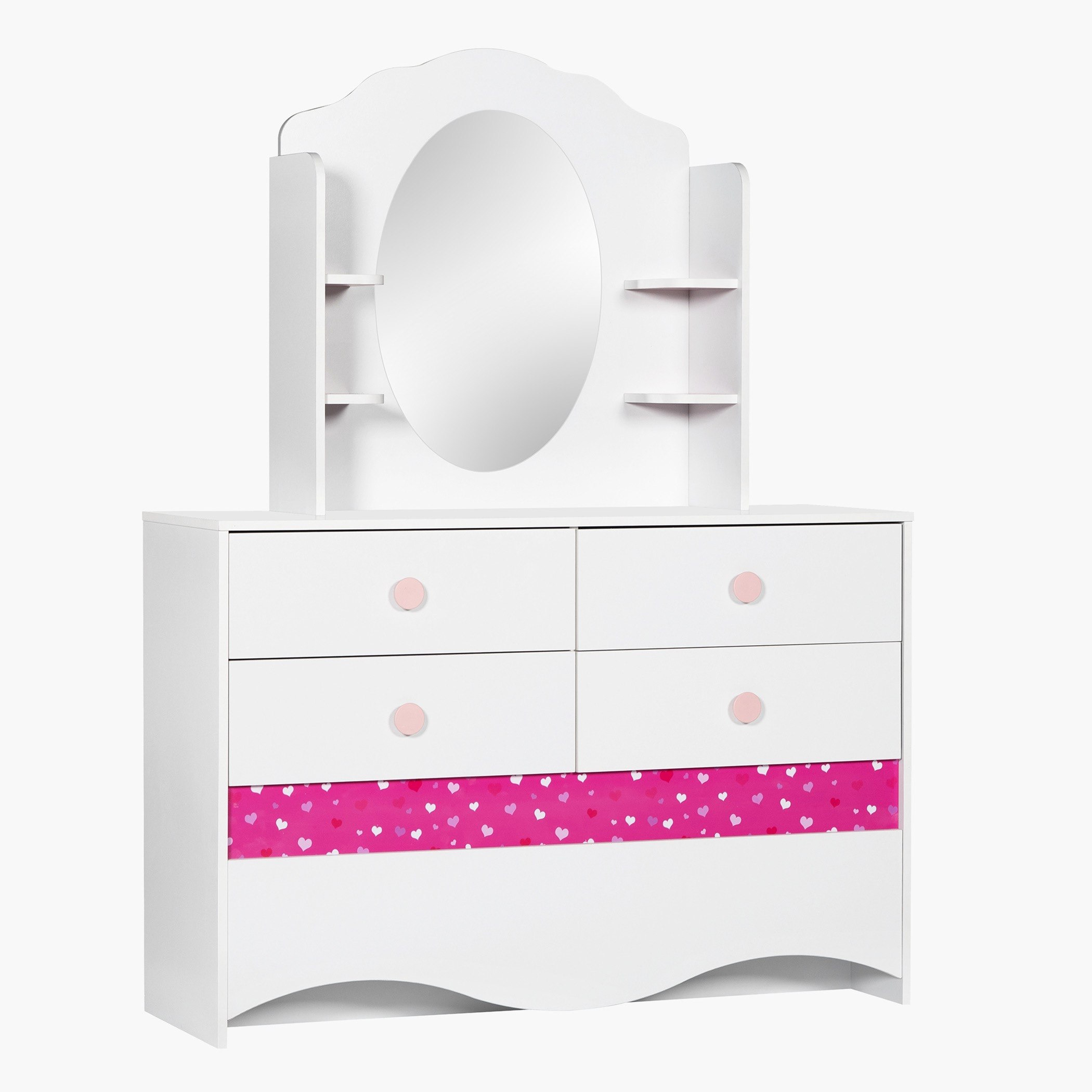 طاولة تزيين كبيرة للأطفال مع مرآة من برنسيس-hbxfurniture-kidsroom-kidsdressersandmirrors-image-2