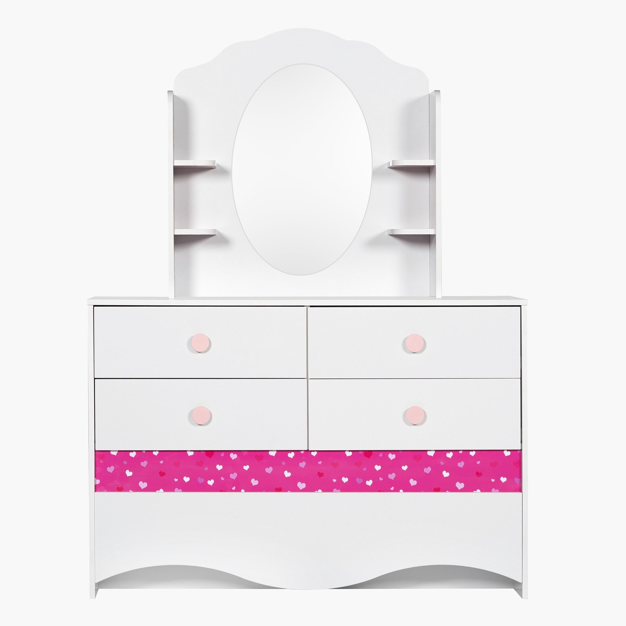 طاولة تزيين كبيرة للأطفال مع مرآة من برنسيس-hbxfurniture-kidsroom-kidsdressersandmirrors-image-3