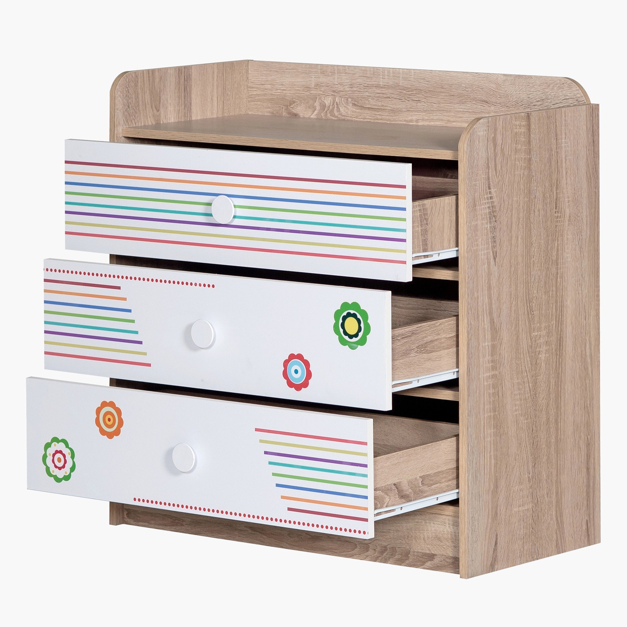طاولة تزيين 3 أدراج دون مرآة - كريسانتو من موڤو-hbxfurniture-kidsroom-kidsdressersandmirrors-image-5