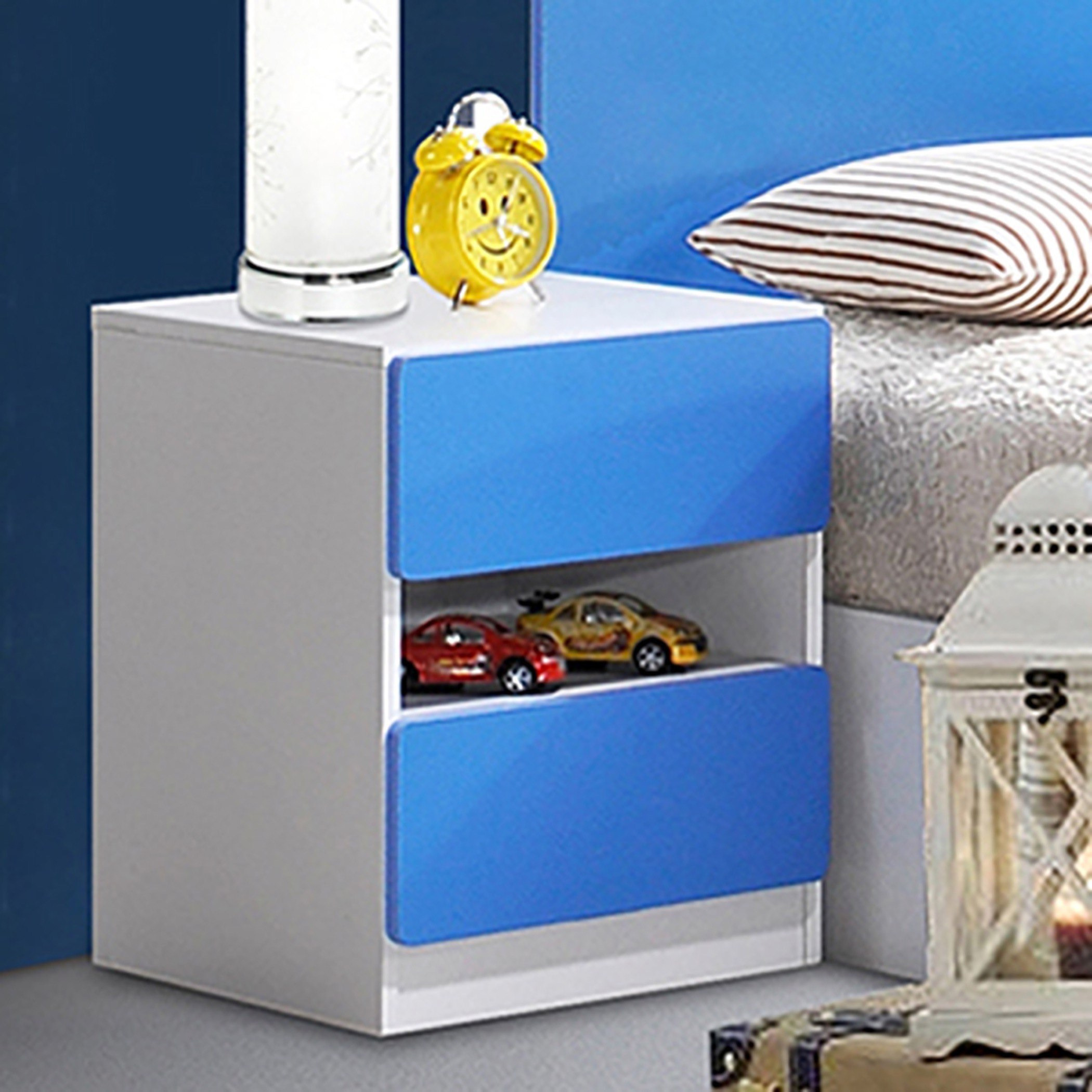 طاولة سرير جانبية بدرجين من بلوبيل-hbxkidsandyouth-nightstands-image-1