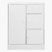 Vanilla Cody 1-Drawer Kids' Cabinet with 3 Doors-Wardrobes-thumbnailMobile-3
