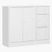 Vanilla Cody 1-Drawer Kids' Cabinet with 4 Doors-Wardrobes-thumbnailMobile-1