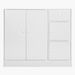 Vanilla Cody 1-Drawer Kids' Cabinet with 4 Doors-Wardrobes-thumbnail-2