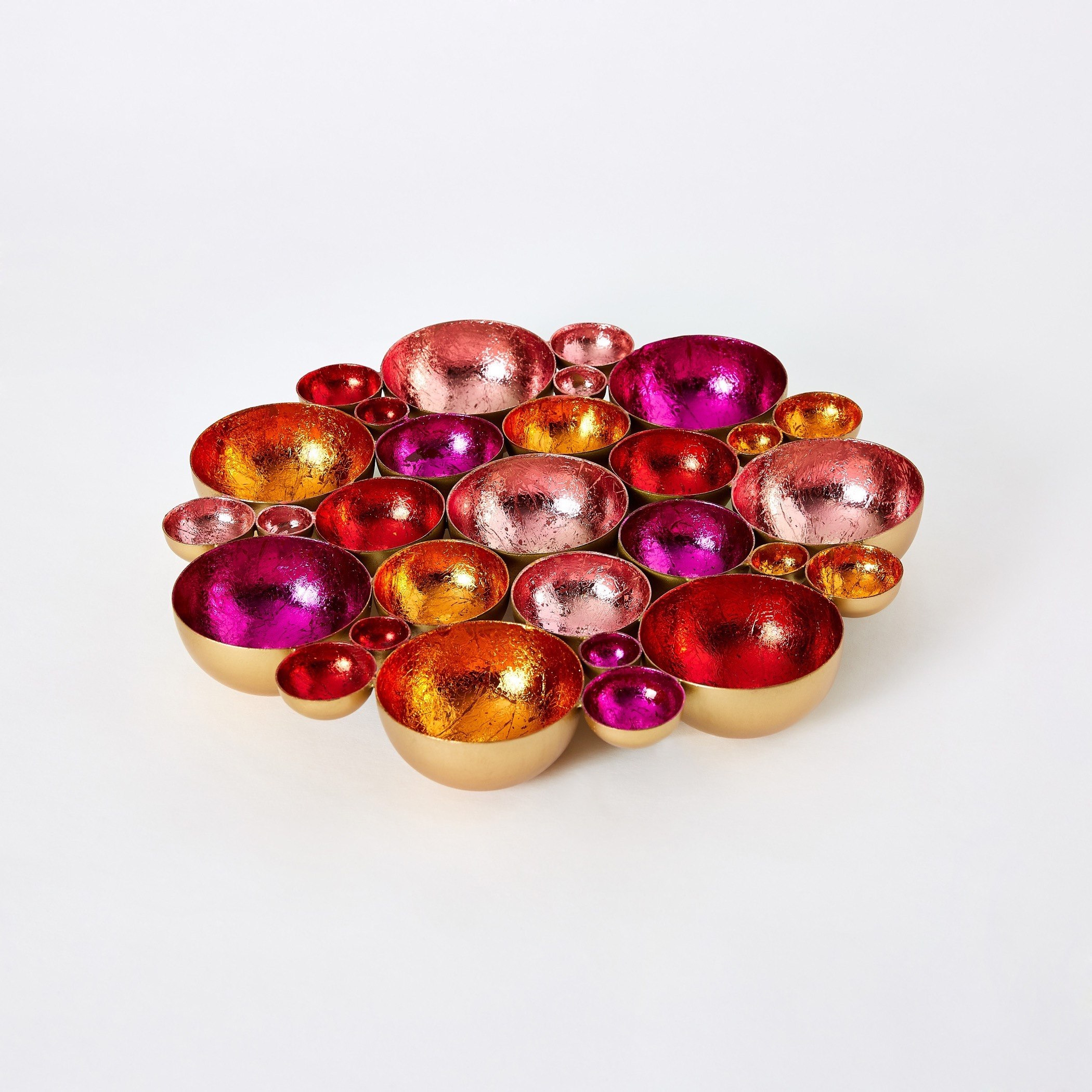 حامل شموع صغيرة معدني للطاولة والحائط بتصميم زهرة من زوها-hbxlivingroom-decorandaccessories-candleholders-image-6