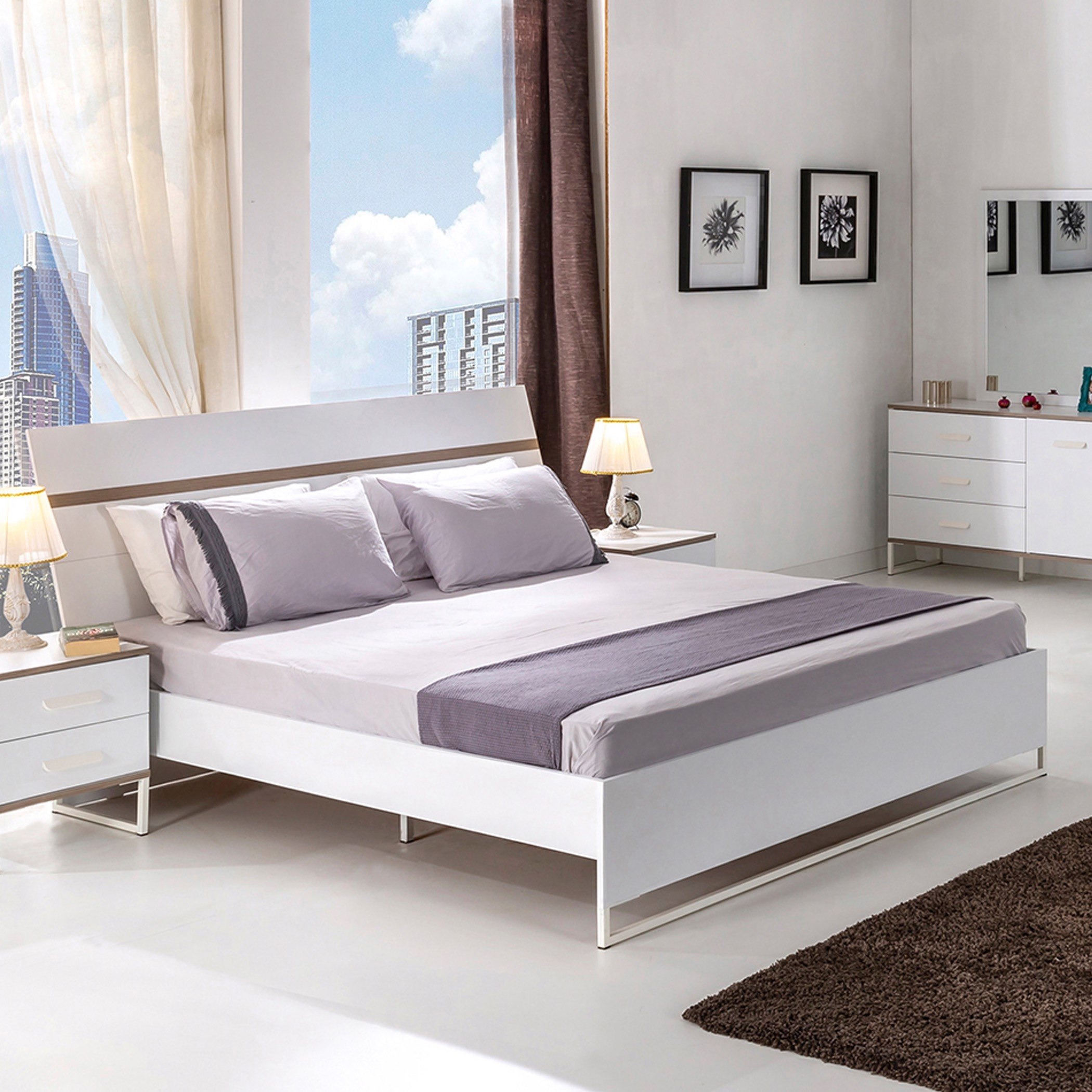 سرير كوين من ترافيس - 150x200 سم-hbxbedroom-bedsandbedsets-beds-queen-image-1