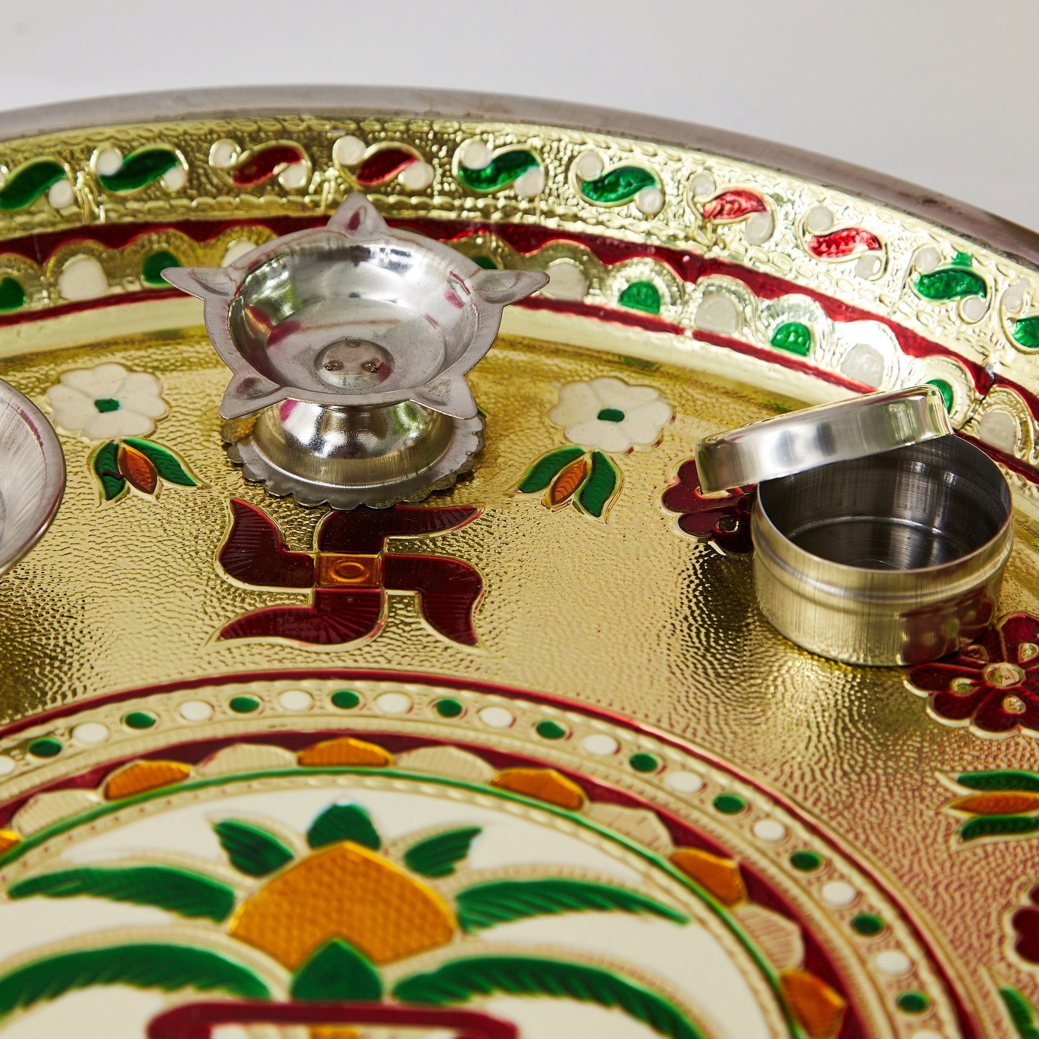 تالي بوجا صُلب مع وعاء من أريان - 11 سم-hbxlivingroom-decorandaccessories-candleholders-image-3