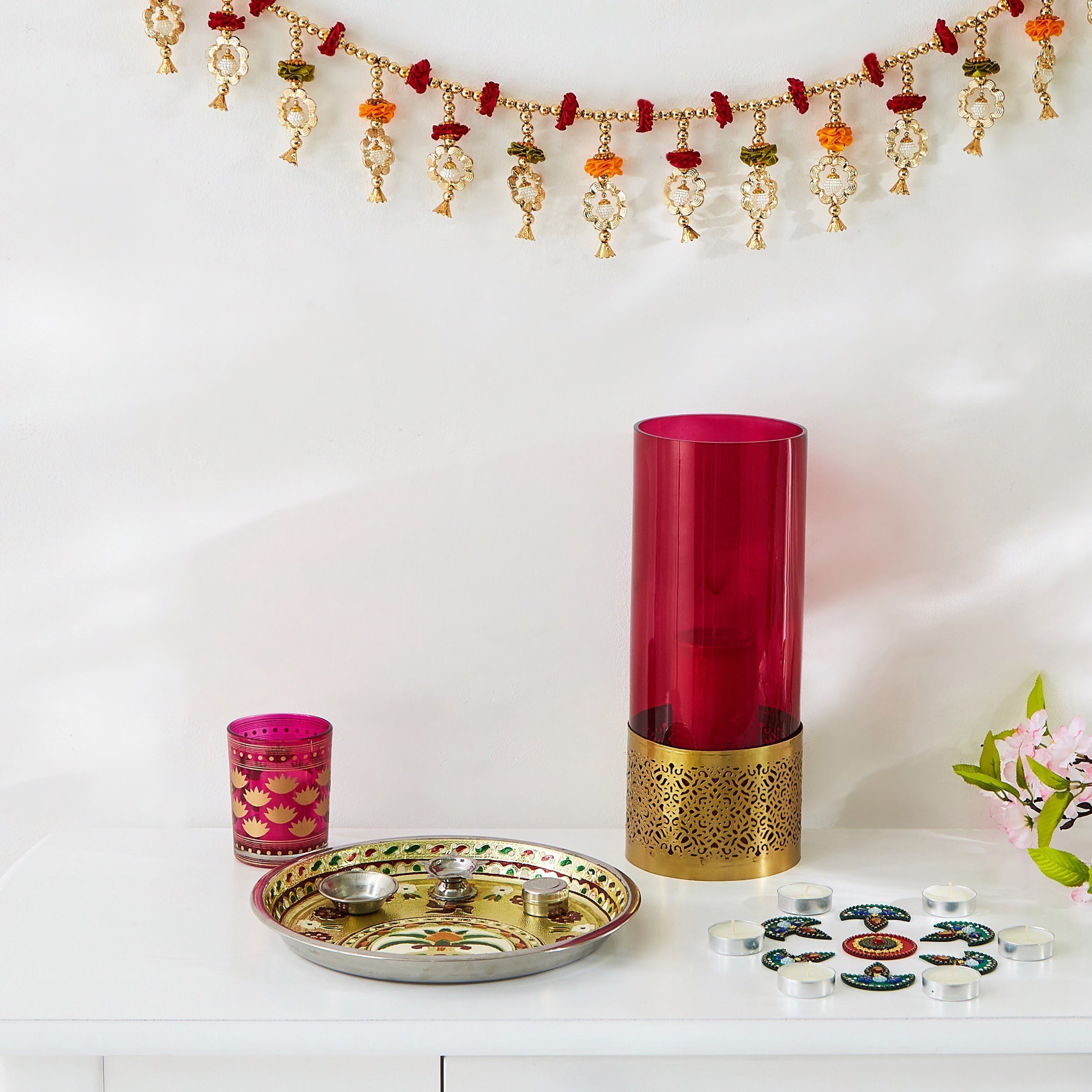 تالي بوجا صُلب مع وعاء من أريان - 11 سم-hbxlivingroom-decorandaccessories-candleholders-image-4