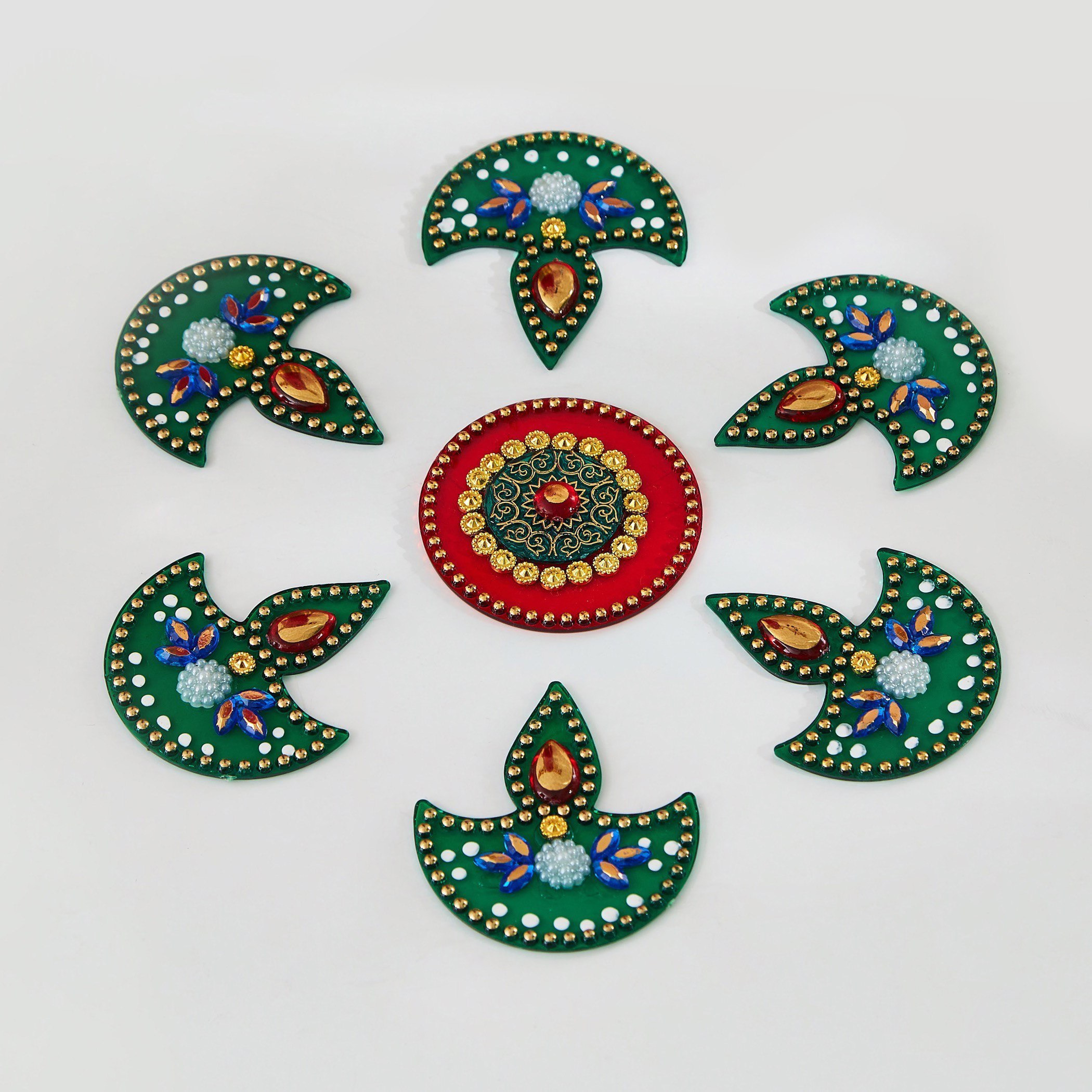 طقم رانجولي -6 قطع مع ديباك من أريان-hbxlivingroom-decorandaccessories-candleholders-image-1