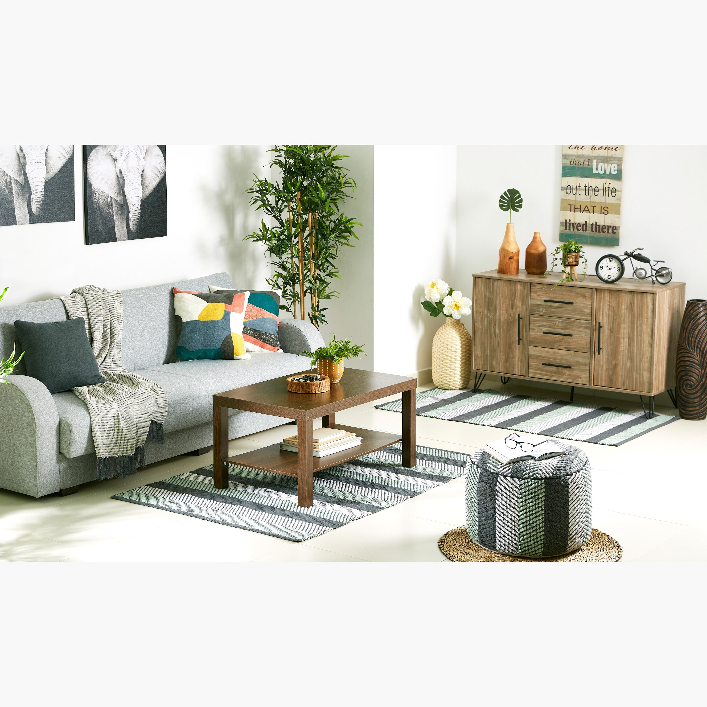 Eliza Adler Cotton Jacquard Dhurrie - 80x150 cm-hbxdecorandfurnishings-floorcoverings-rugs-image-4