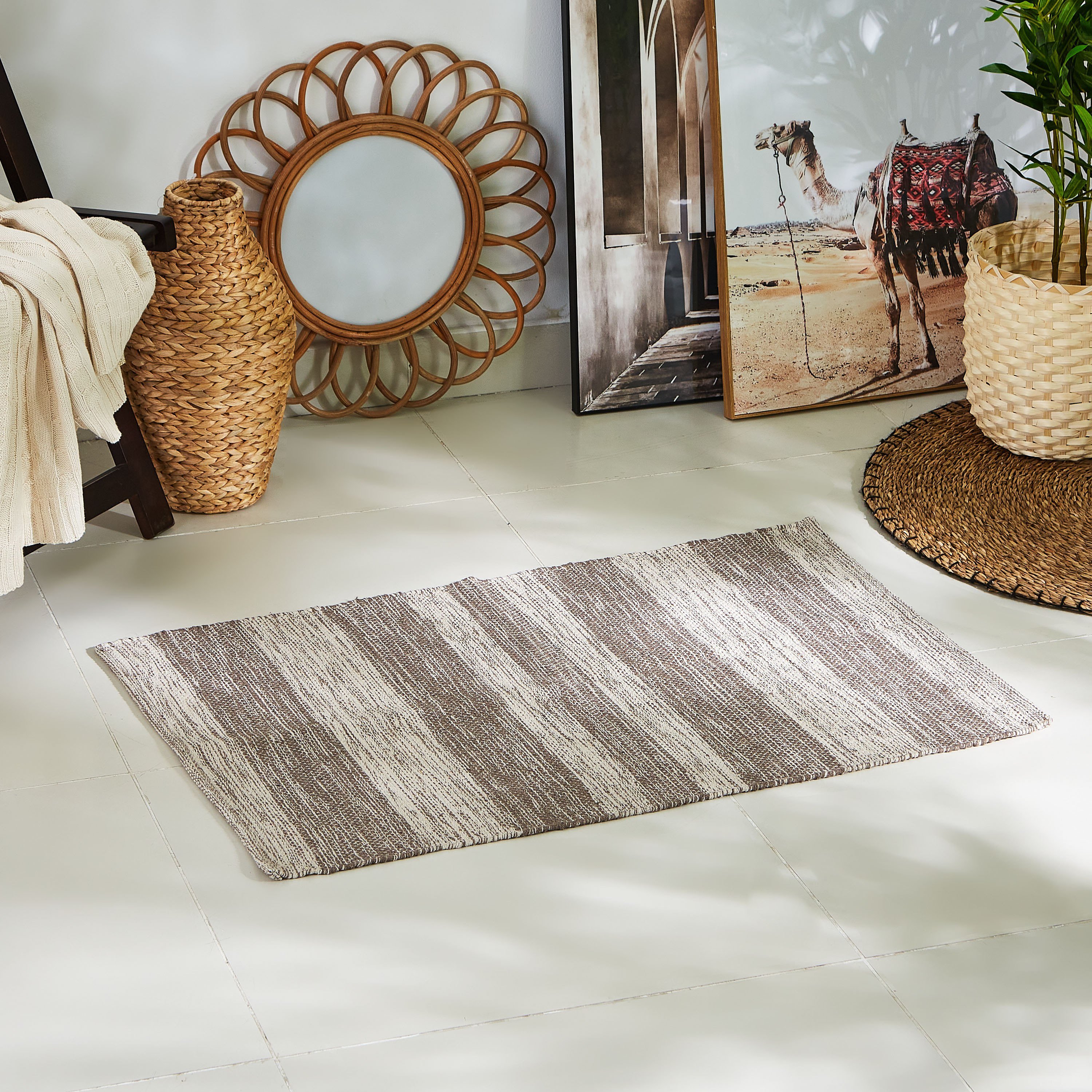 سجادة دوري قطن مخططة من ماديسون - 60 × 90 سم-hbxdecorandfurnishings-floorcoverings-rugs-image-1