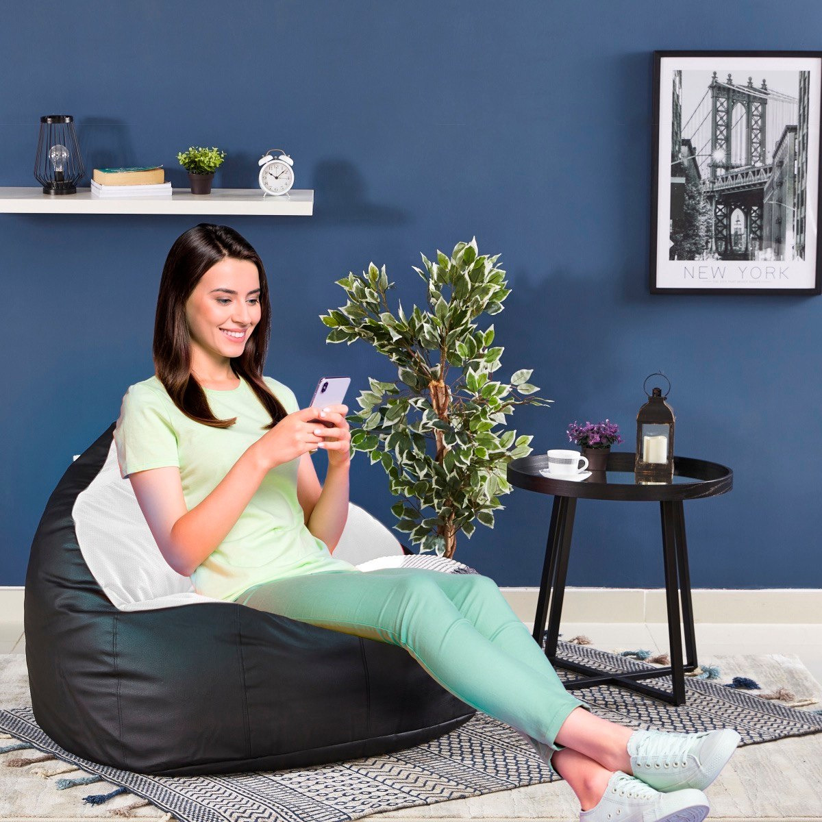 بين باج كرسي كبير جدًا من هوغو - 100x90x90 سم-hbxfurniture-kidsroom-kidsbeanbags-image-2