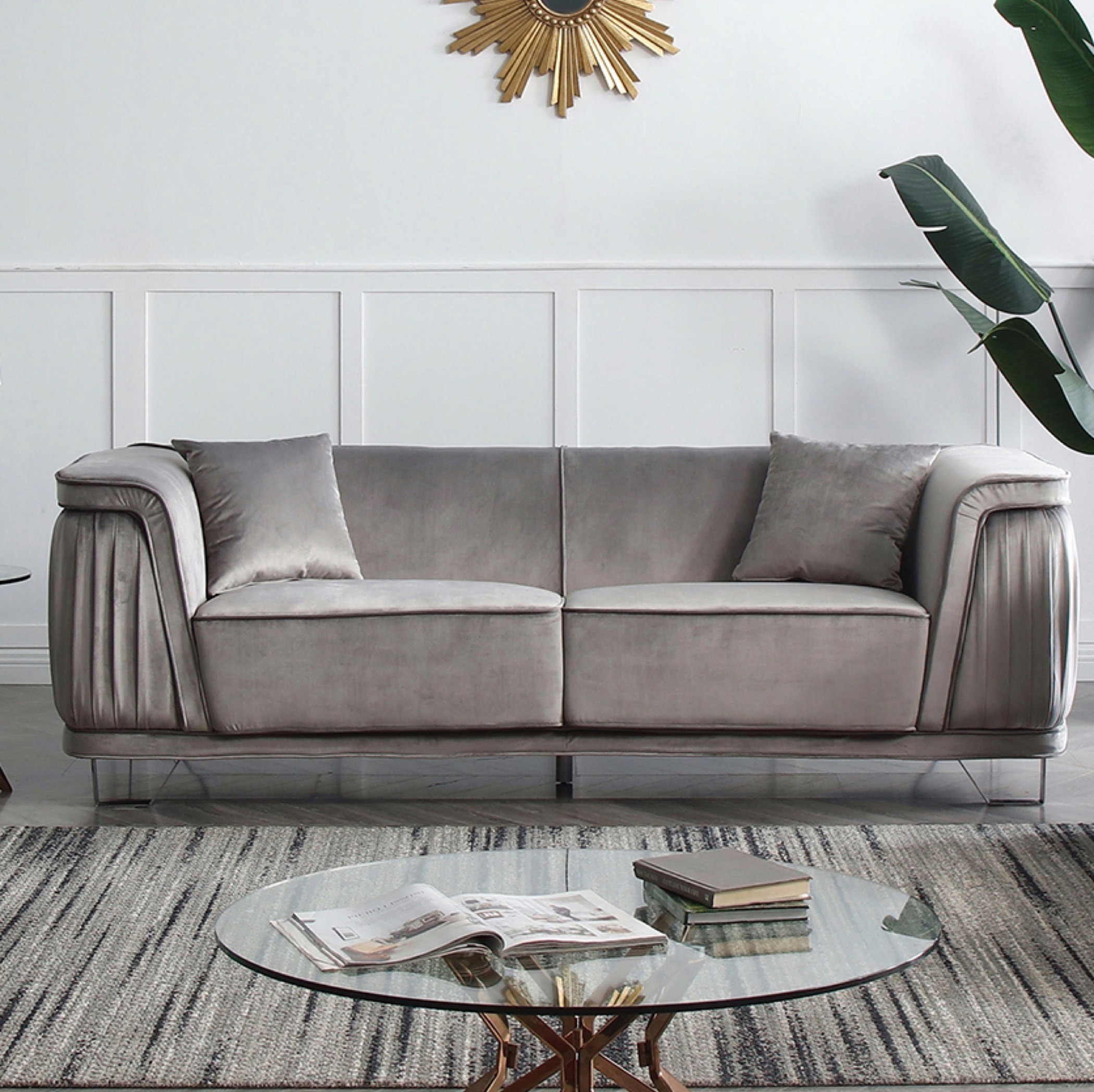 كنبة مخمليّة 3 مقاعد مع وسادتين من كاليستا-hbxlivingroom-sofasandarmchairs-sofas-image-1