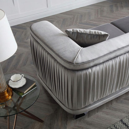 Callista 2-Seater Velvet Sofa with 2 Cushions