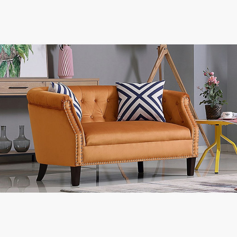 Lux 2-Seater Velvet Sofa-Sofas-image-0