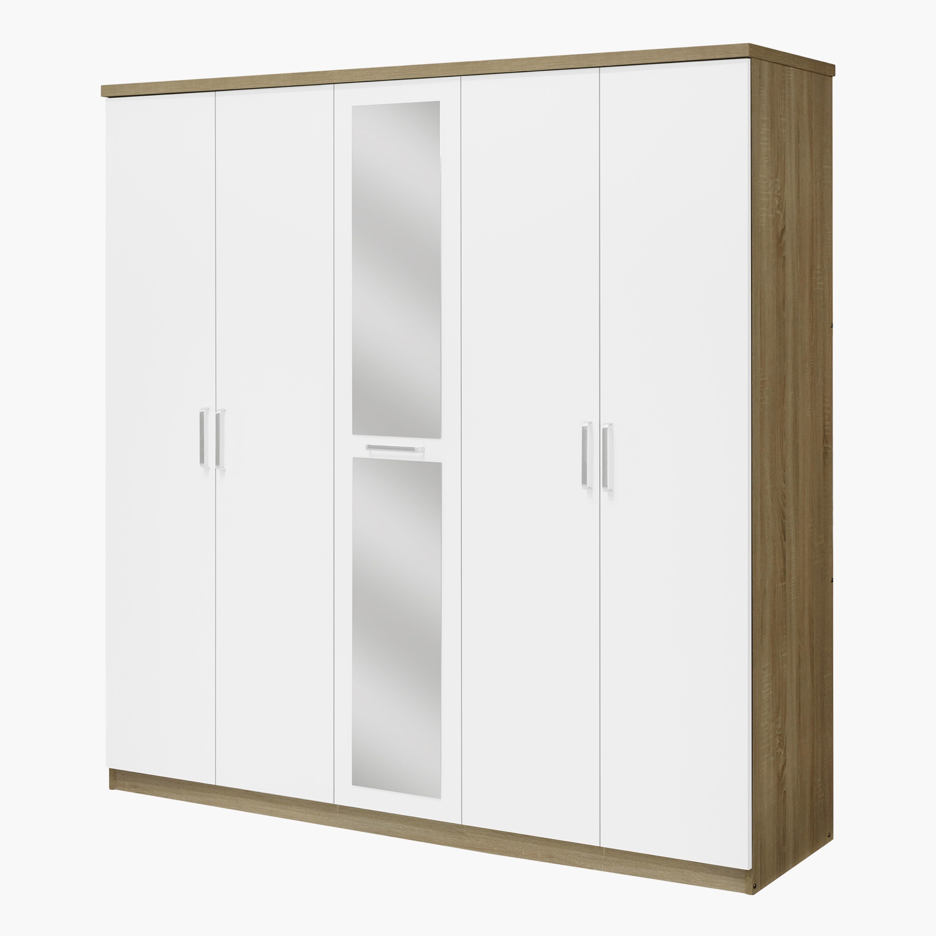 دولاب بـ 5 أبواب ومرآة من هليسنكي-hbxfurniture-wardrobes-image-2