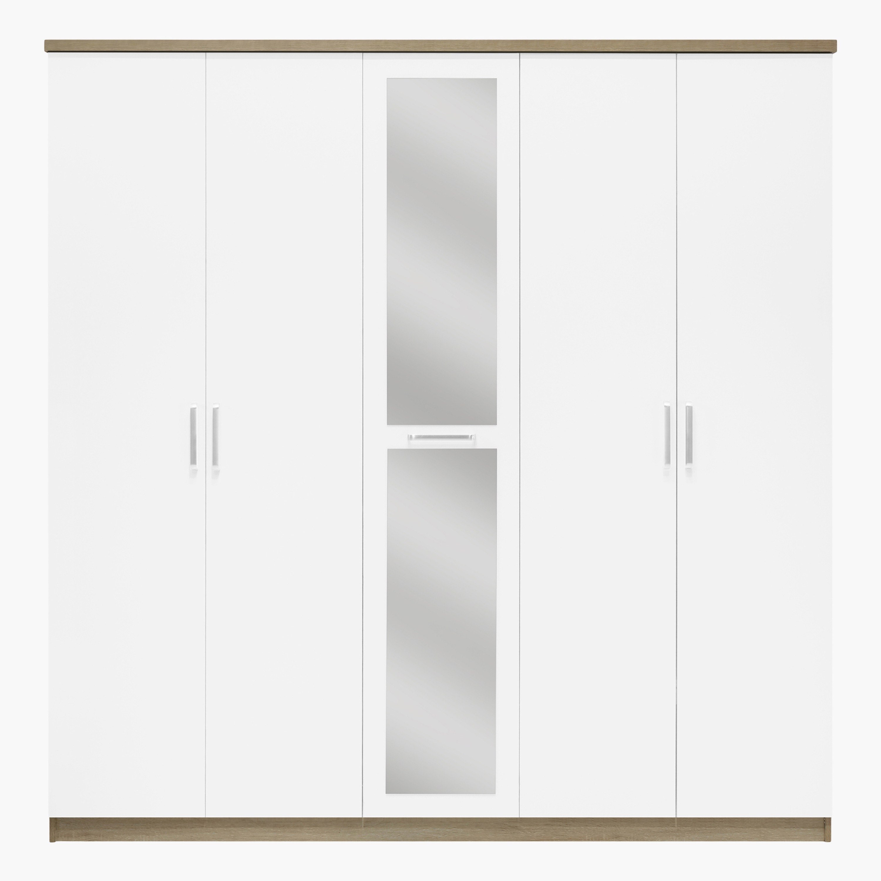 دولاب بـ 5 أبواب ومرآة من هليسنكي-hbxfurniture-wardrobes-image-3