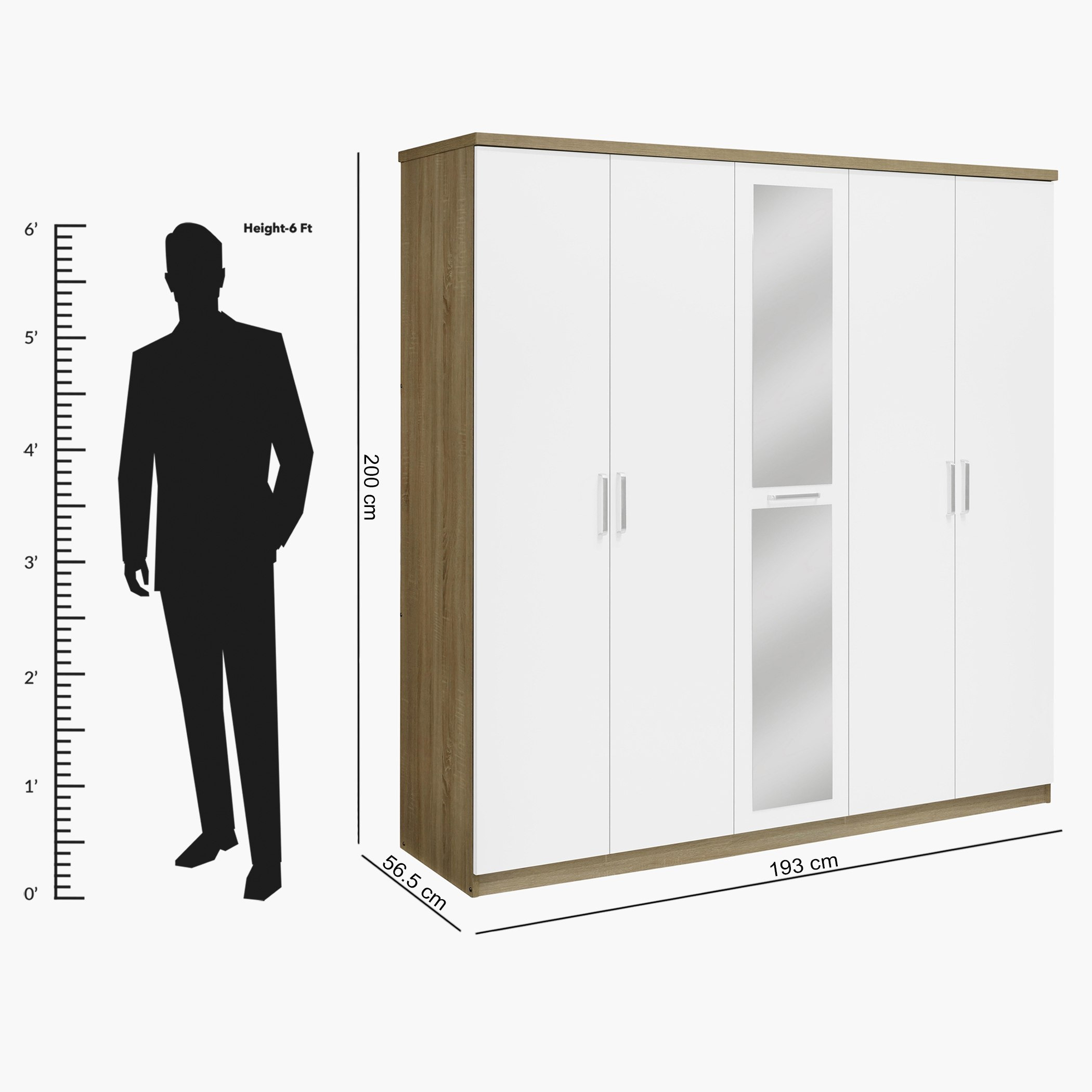 دولاب بـ 5 أبواب ومرآة من هليسنكي-hbxfurniture-wardrobes-image-8