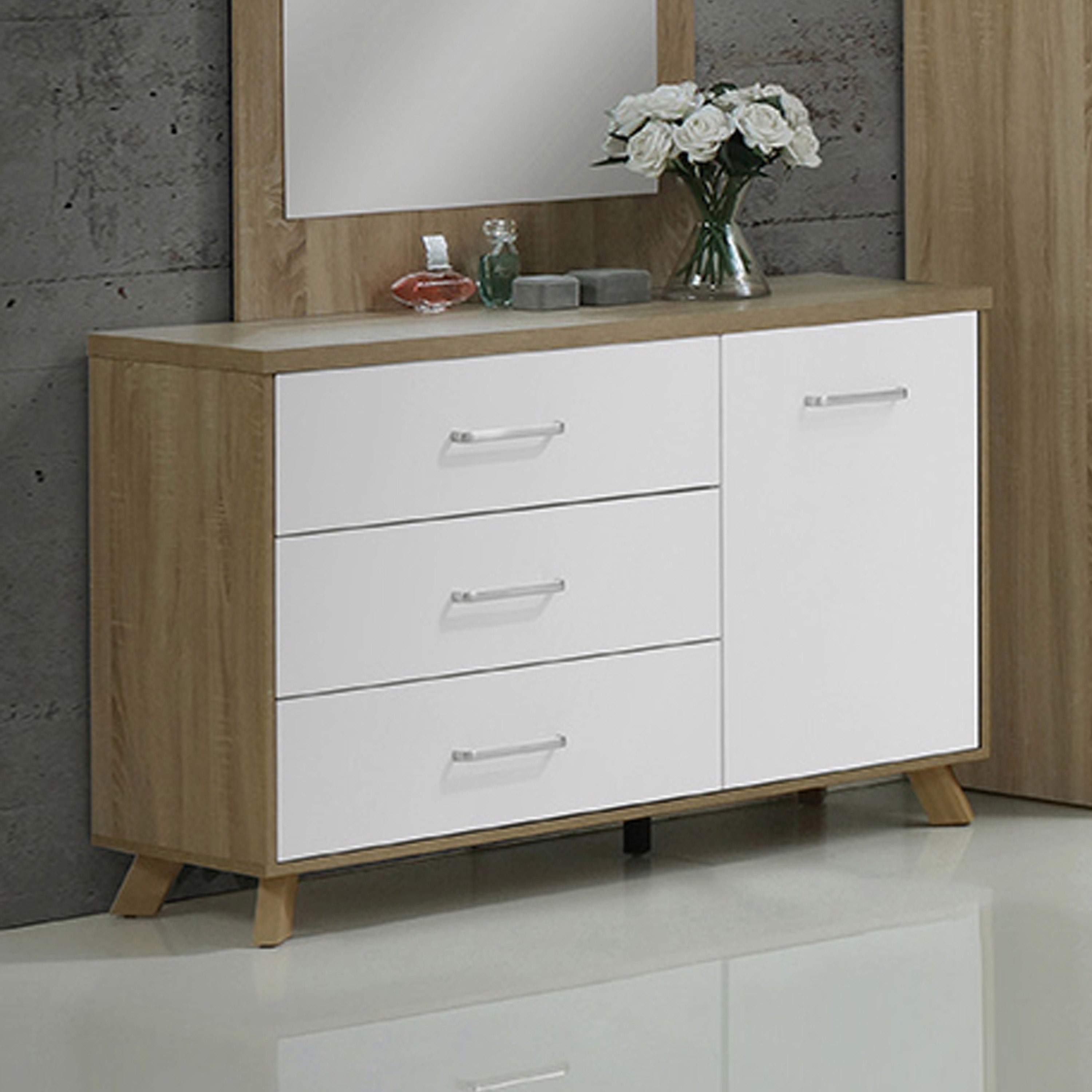طاولة تزيين بـ3 أدراج وباب واحد وبدون مرآة من هلسنكي-hbxfurniture-bedroom-dressersandmirrors-image-1