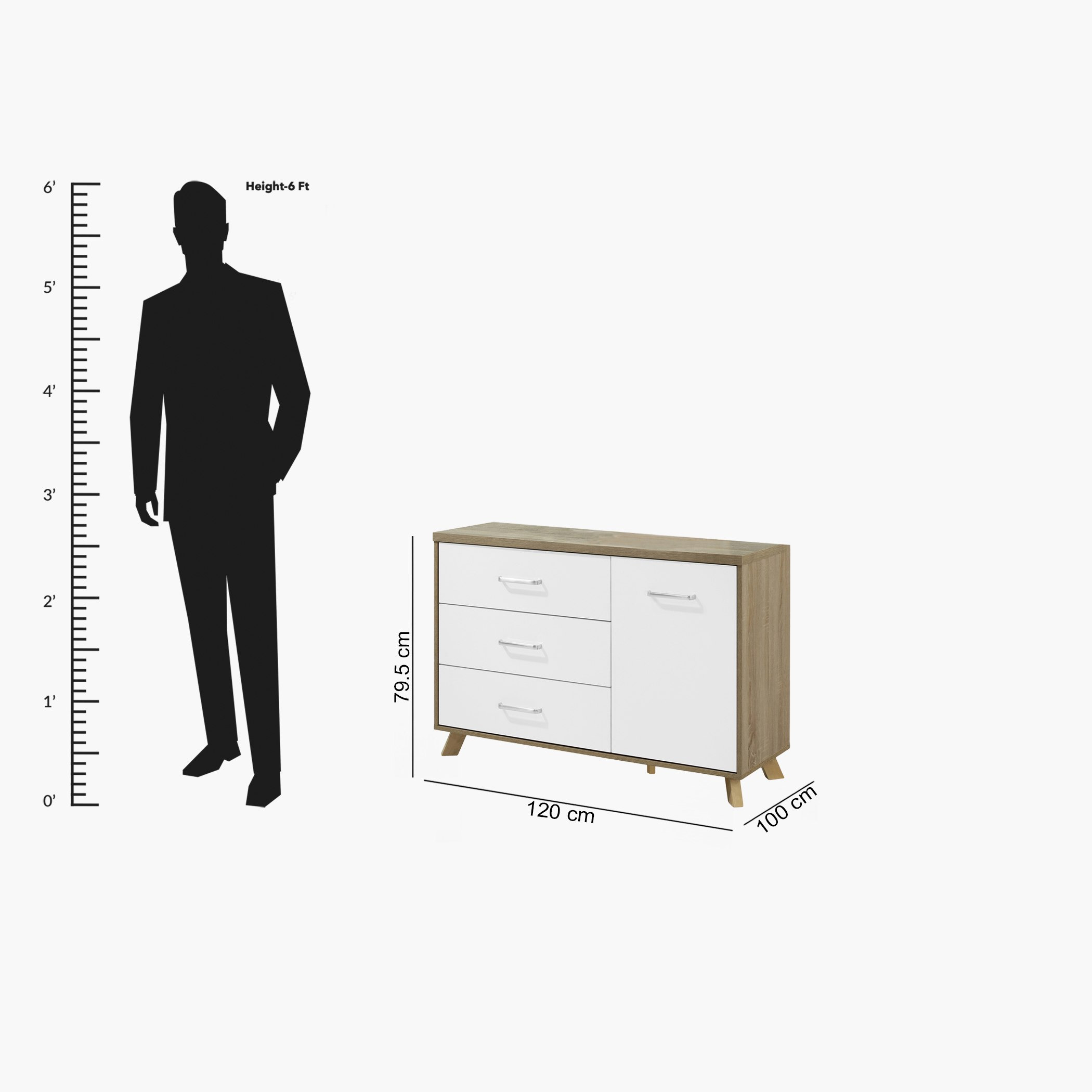 طاولة تزيين بـ3 أدراج وباب واحد وبدون مرآة من هلسنكي-hbxfurniture-bedroom-dressersandmirrors-image-8