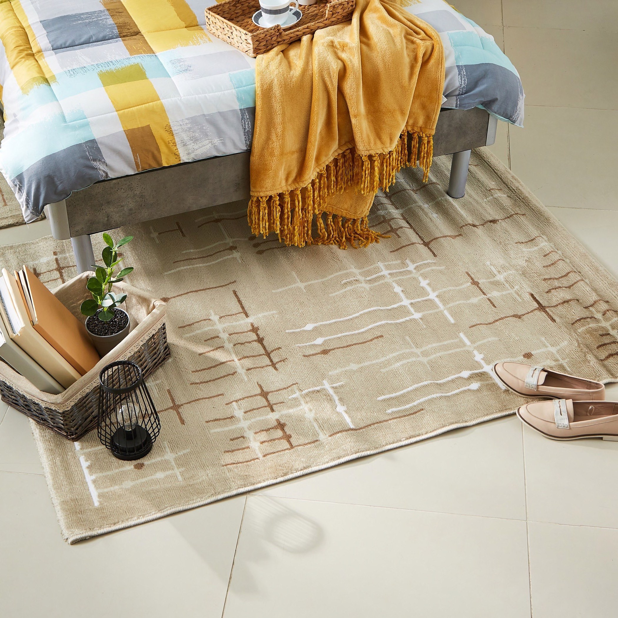 سجادة أثينا من مشاعل - 110x160 سم-hbxdecorandfurnishings-floorcoverings-rugs-image-4