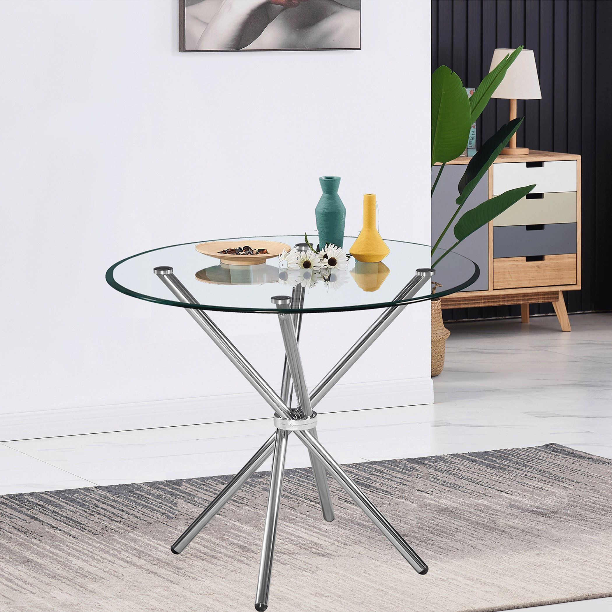 zoe 4 seater dining table