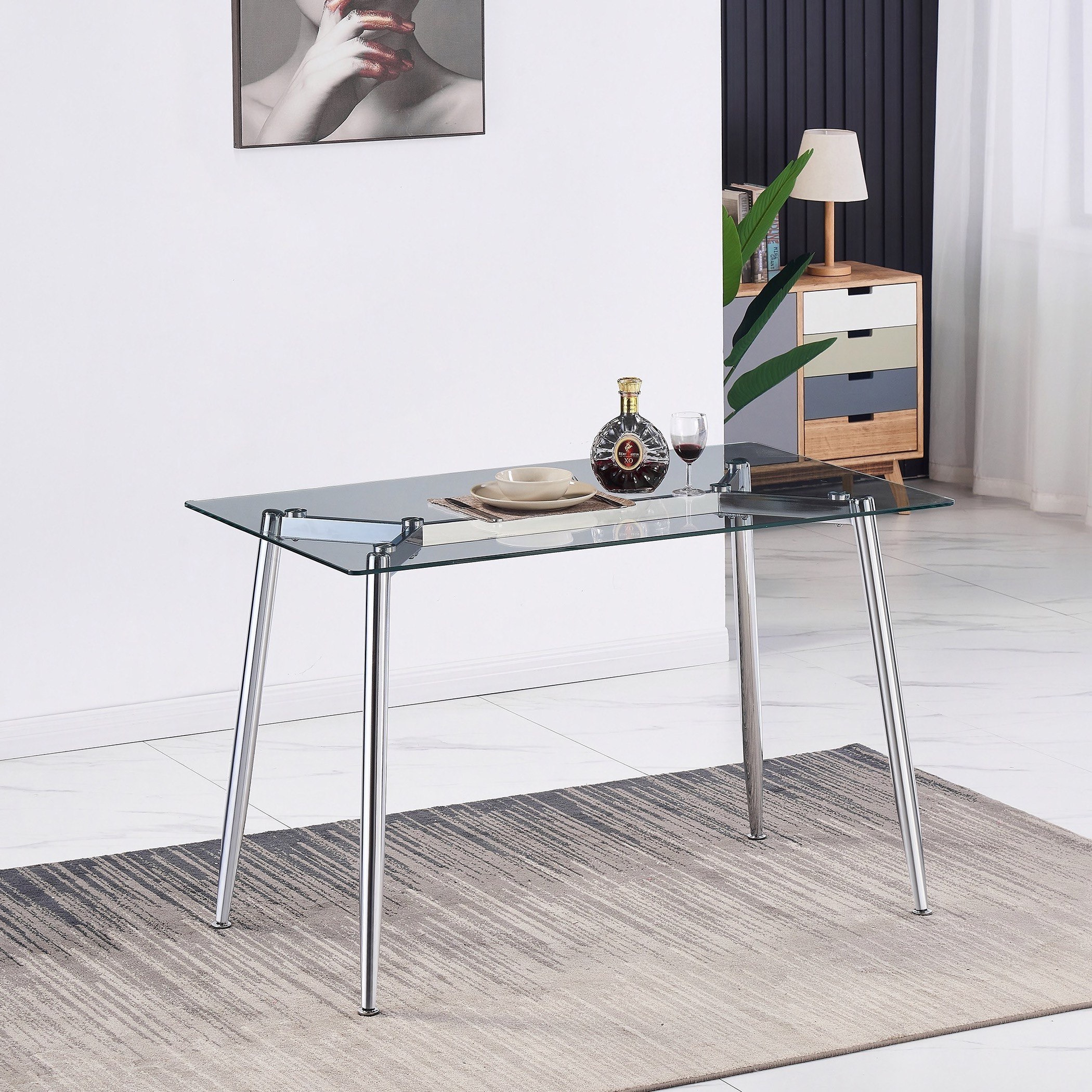 طاولة سفرة 4 مقاعد من آريا-hbxfurniture-diningtablesandsets-diningtables-fourseater-image-1