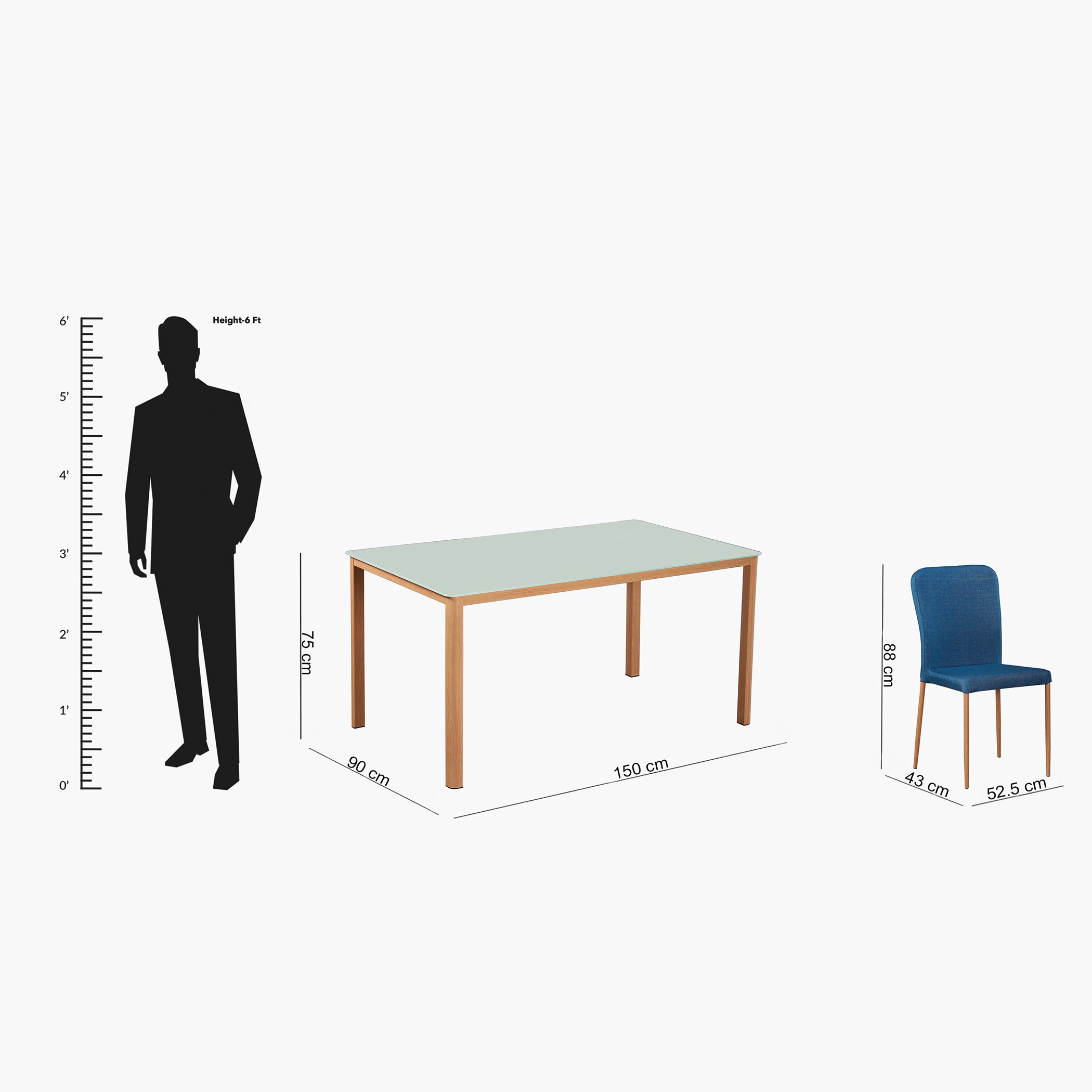 طقم سفرة 6 مقاعد من فيفان-hbxfurniture-diningtablesandsets-diningsets-sixseater-image-13