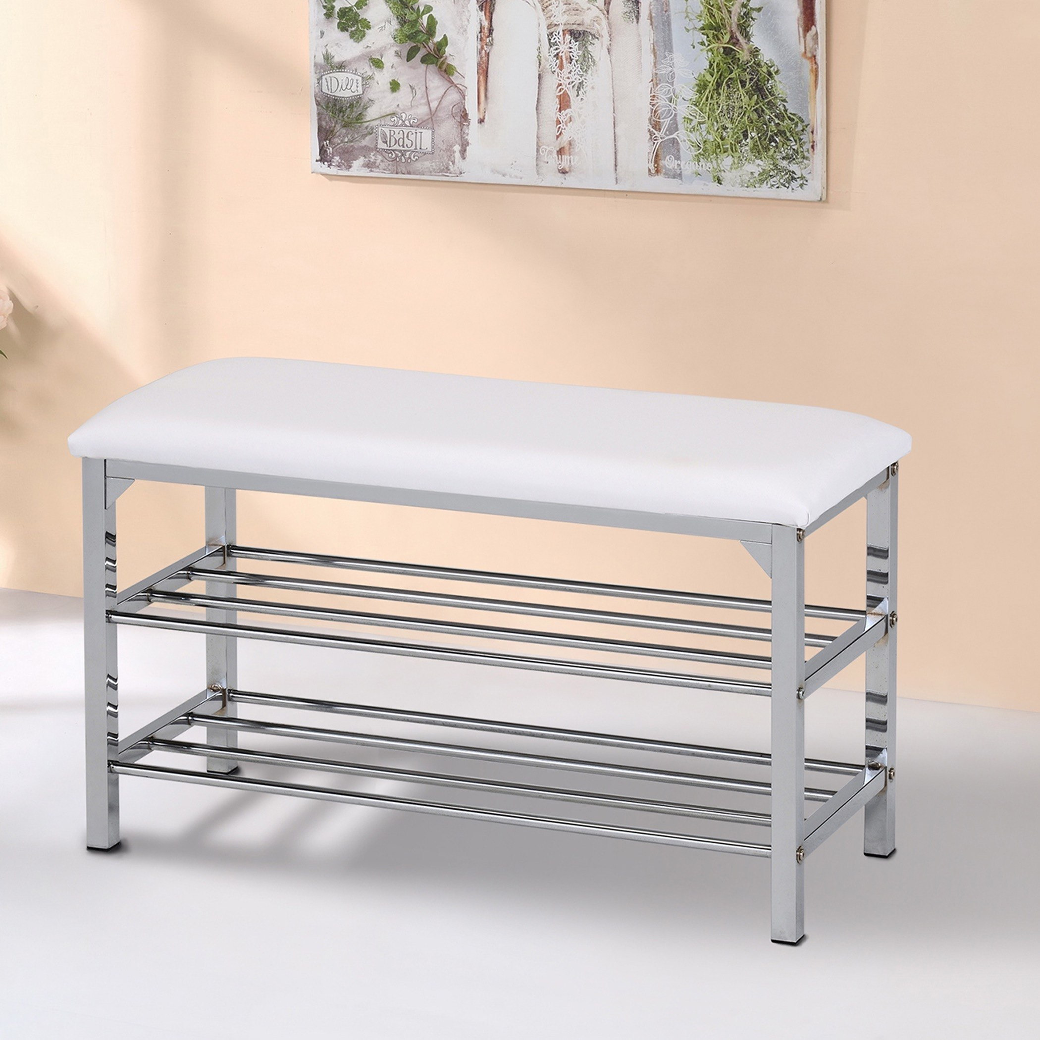 رف أحذية بطابقين لـ6 أزواج مع وسادة مقعد من بورك-hbxbedroom-shoecabinetsandracks-image-4
